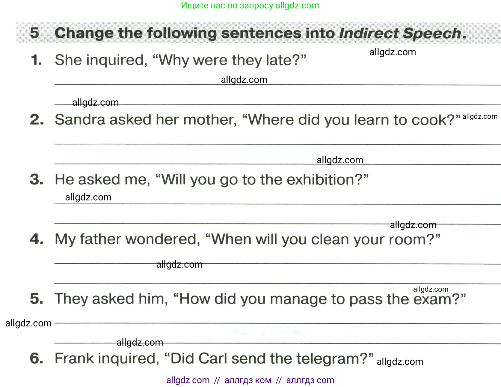 Английский язык (english), 9 класс сборник грамматических упражнений, авторы: Иняшкин Станислав Геннадьевич, Комиссаров Константин Вячеславович, издательство Просвещение, Москва, 2024, белого цвета, страница 33, номер 5, Условие 2024-2027