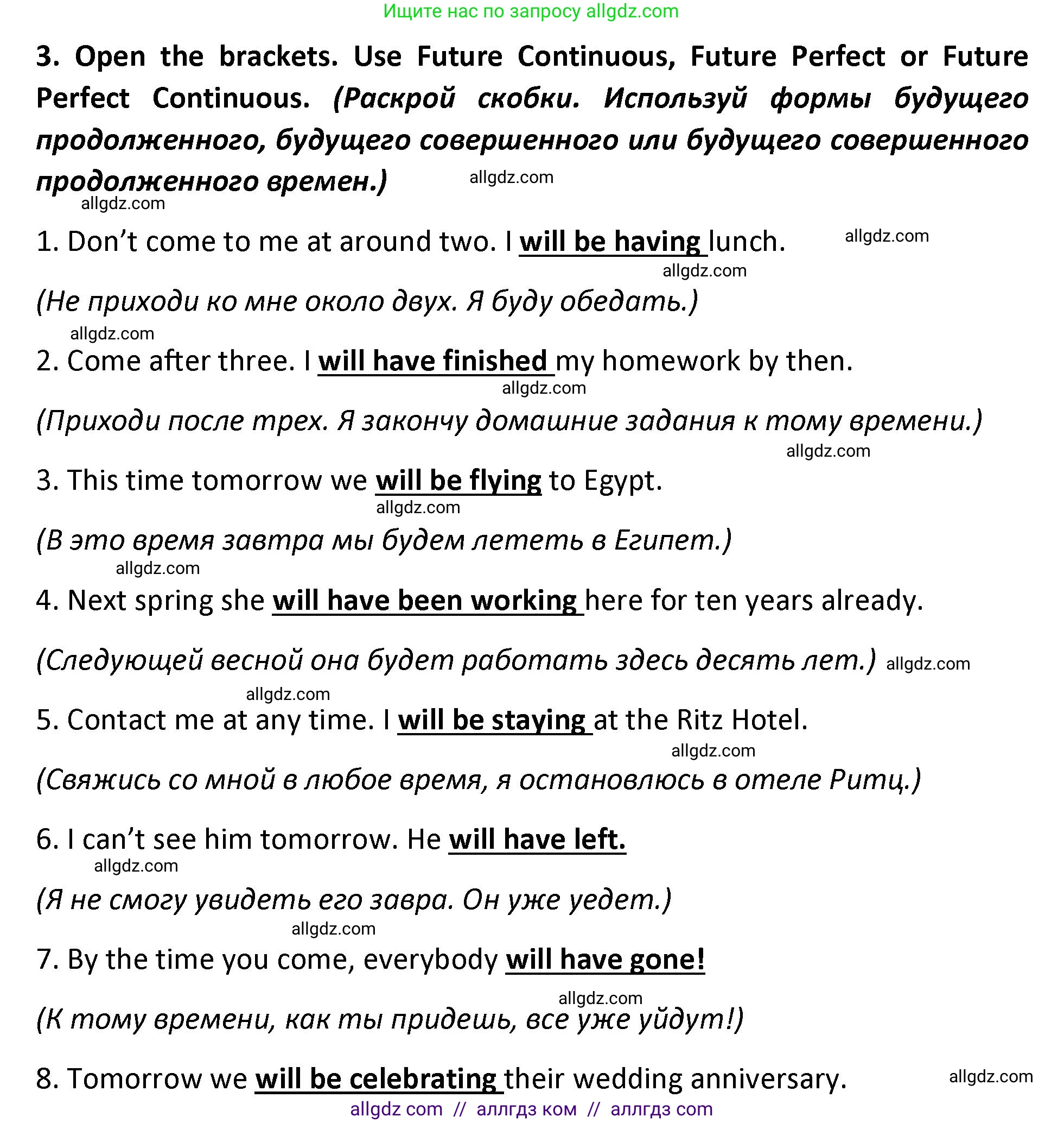 Английский язык (english), 9 класс сборник грамматических упражнений, авторы: Иняшкин Станислав Геннадьевич, Комиссаров Константин Вячеславович, издательство Просвещение, Москва, 2024, белого цвета, страница 13, номер 3, Решение 1 (2024-2027)