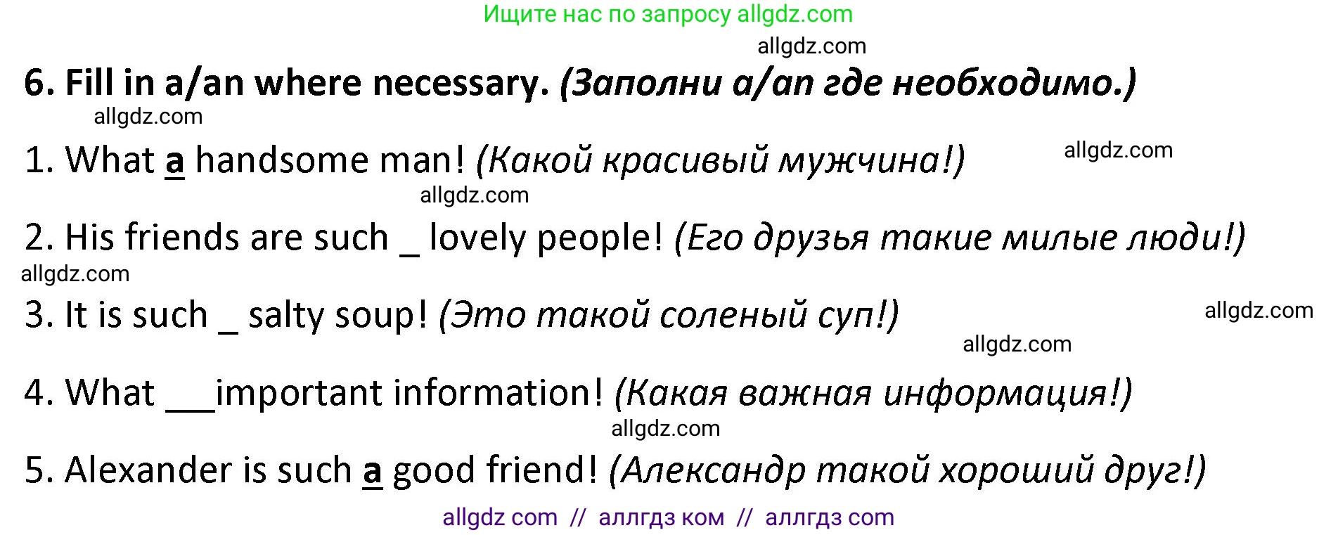 Английский язык (english), 9 класс сборник грамматических упражнений, авторы: Иняшкин Станислав Геннадьевич, Комиссаров Константин Вячеславович, издательство Просвещение, Москва, 2024, белого цвета, страница 40, номер 6, Решение 1 (2024-2027)