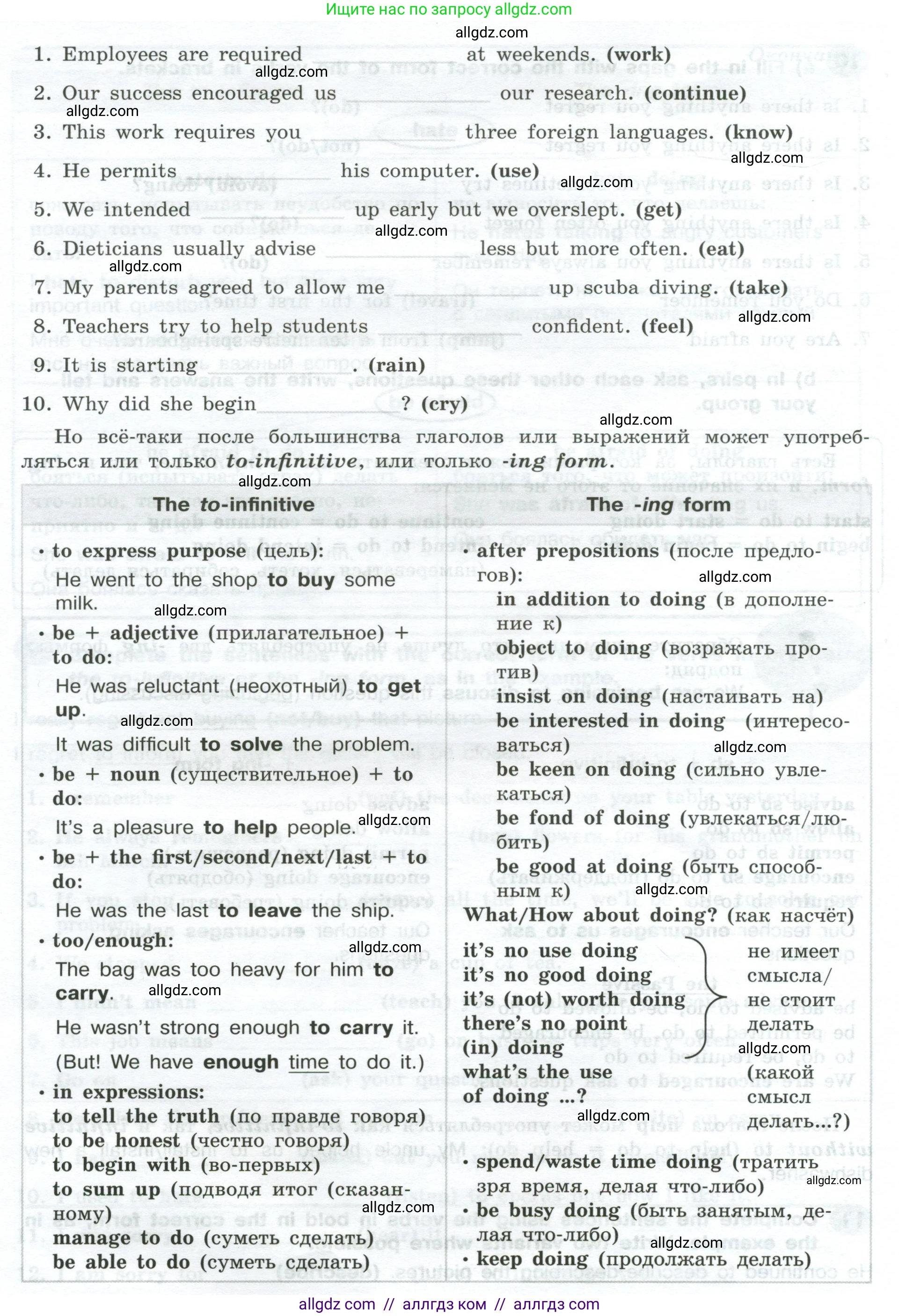Английский язык (english), 9 класс Грамматический тренажёр, автор: Тимофеева Светлана Леонидовна, издательство Просвещение, Москва, 2024, страница 49, номер 11, Условие 2024-2027 (продолжение 2)