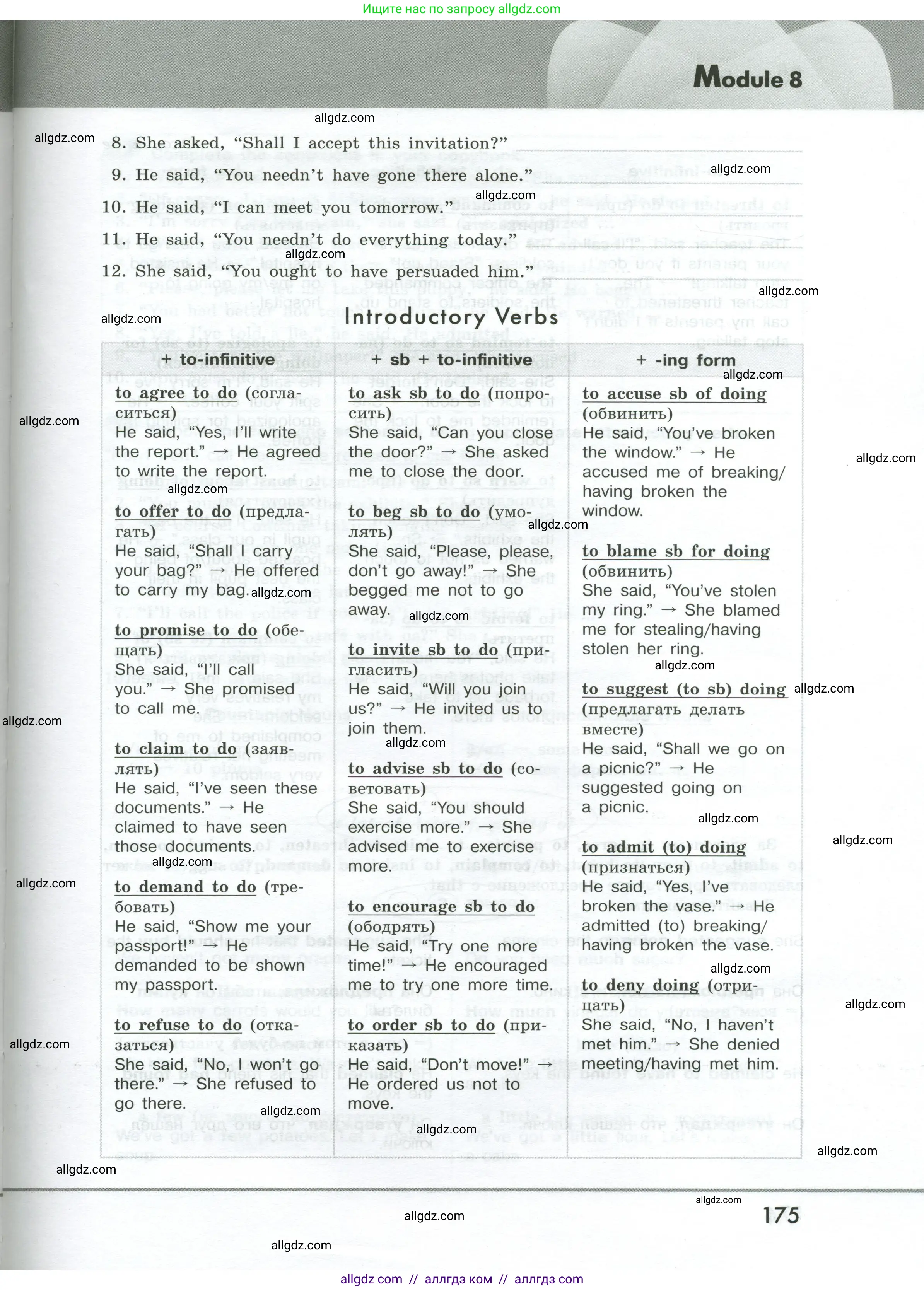 Английский язык (english), 9 класс Грамматический тренажёр, автор: Тимофеева Светлана Леонидовна, издательство Просвещение, Москва, 2024, страница 175