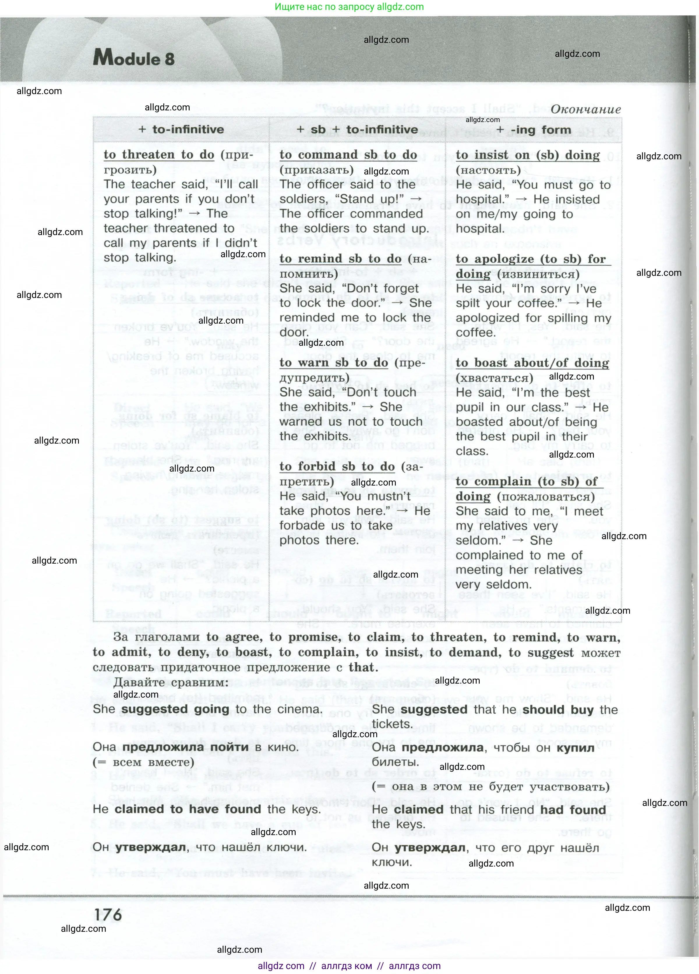 Английский язык (english), 9 класс Грамматический тренажёр, автор: Тимофеева Светлана Леонидовна, издательство Просвещение, Москва, 2024, страница 176