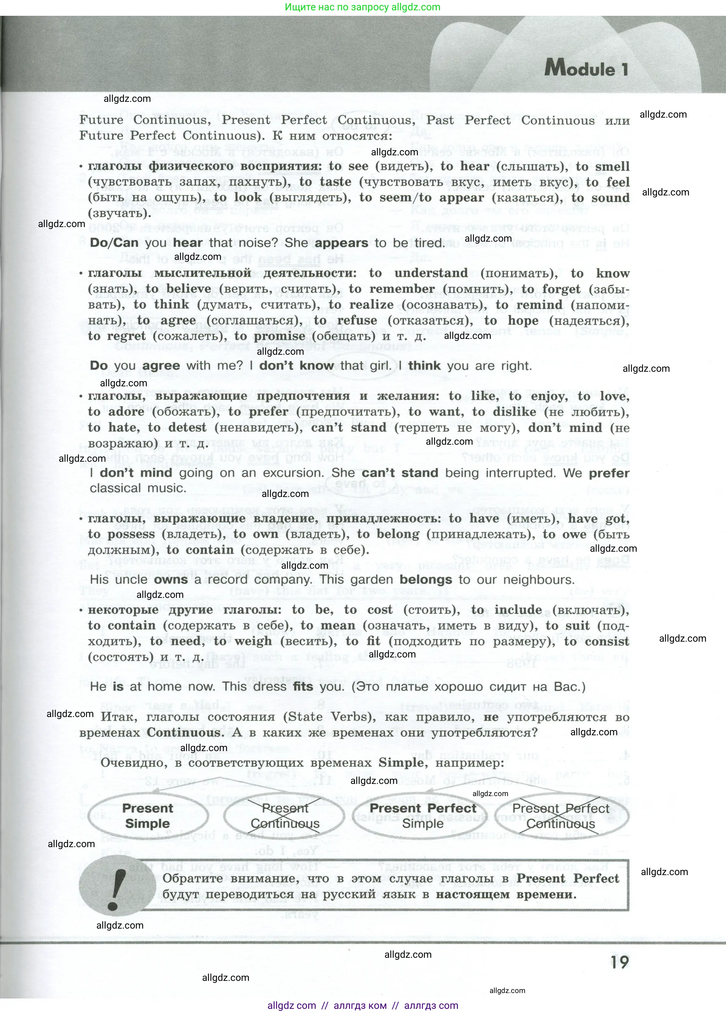 Английский язык (english), 9 класс Грамматический тренажёр, автор: Тимофеева Светлана Леонидовна, издательство Просвещение, Москва, 2024, страница 19