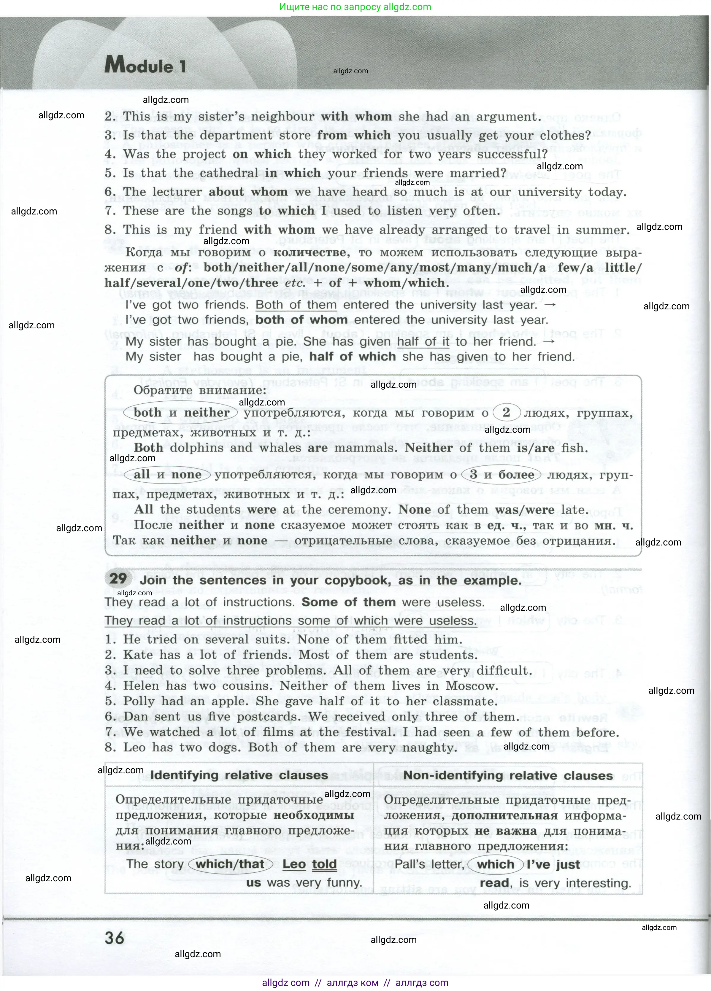 Английский язык (english), 9 класс Грамматический тренажёр, автор: Тимофеева Светлана Леонидовна, издательство Просвещение, Москва, 2024, страница 36