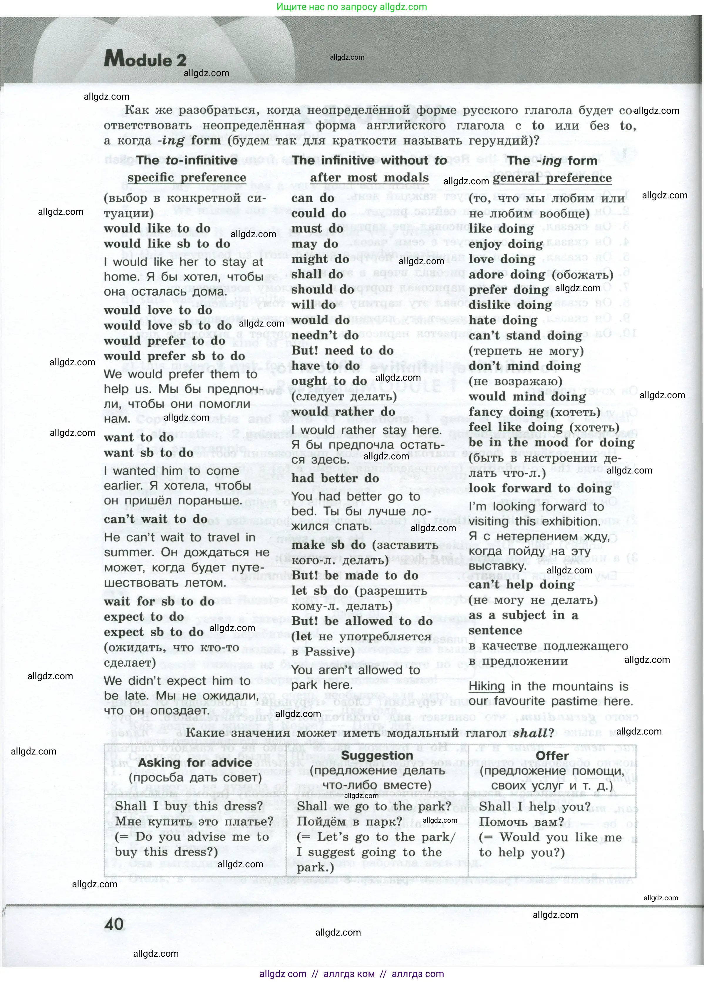 Английский язык (english), 9 класс Грамматический тренажёр, автор: Тимофеева Светлана Леонидовна, издательство Просвещение, Москва, 2024, страница 40