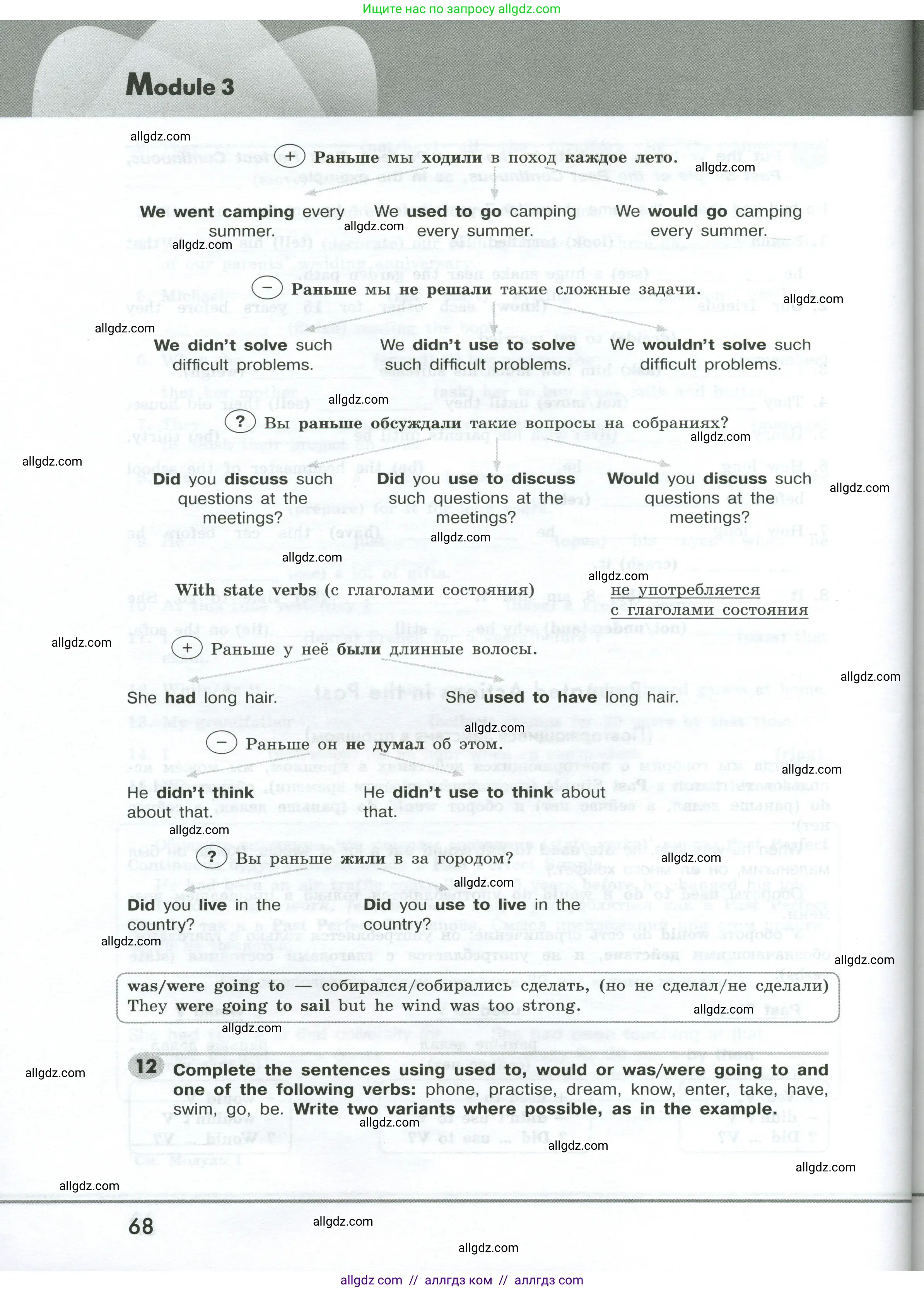 Английский язык (english), 9 класс Грамматический тренажёр, автор: Тимофеева Светлана Леонидовна, издательство Просвещение, Москва, 2024, страница 68