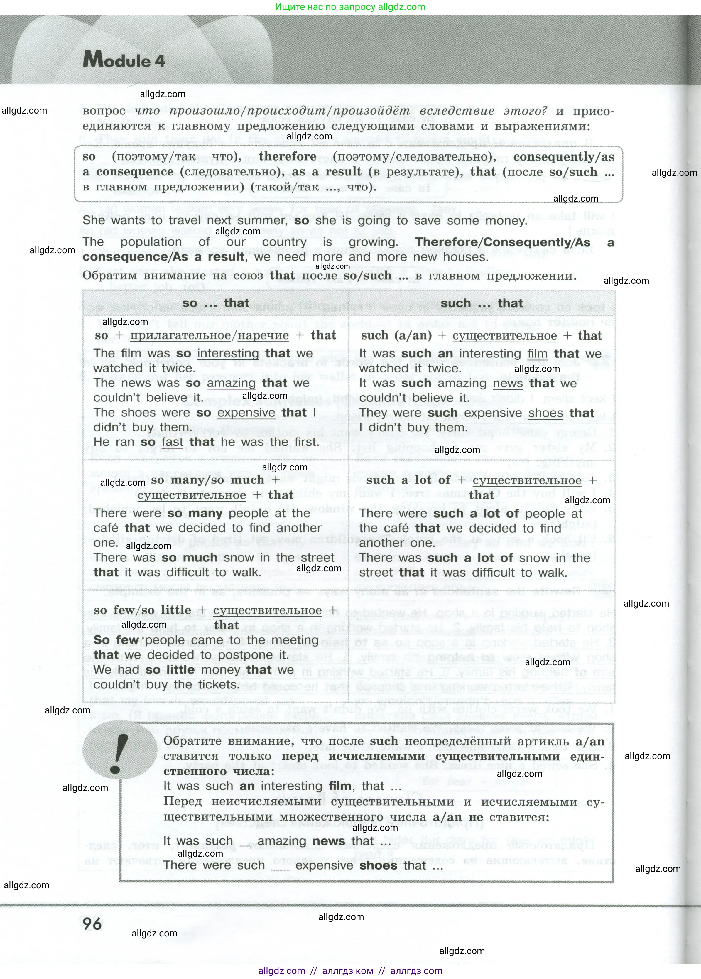 Английский язык (english), 9 класс Грамматический тренажёр, автор: Тимофеева Светлана Леонидовна, издательство Просвещение, Москва, 2024, страница 96