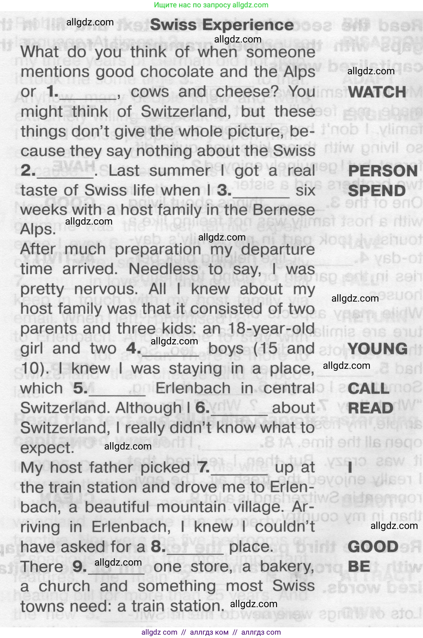 Английский язык (english), 9 класс Тренировочные упражнения в формате ОГЭ (ГИА), авторы: Комиссаров Константин Вячеславович, Кирдяева Ольга Ивановна, издательство Просвещение, Москва, 2024, белого цвета, страница 12, номер 1, Условие 2024-2027 (продолжение 2)