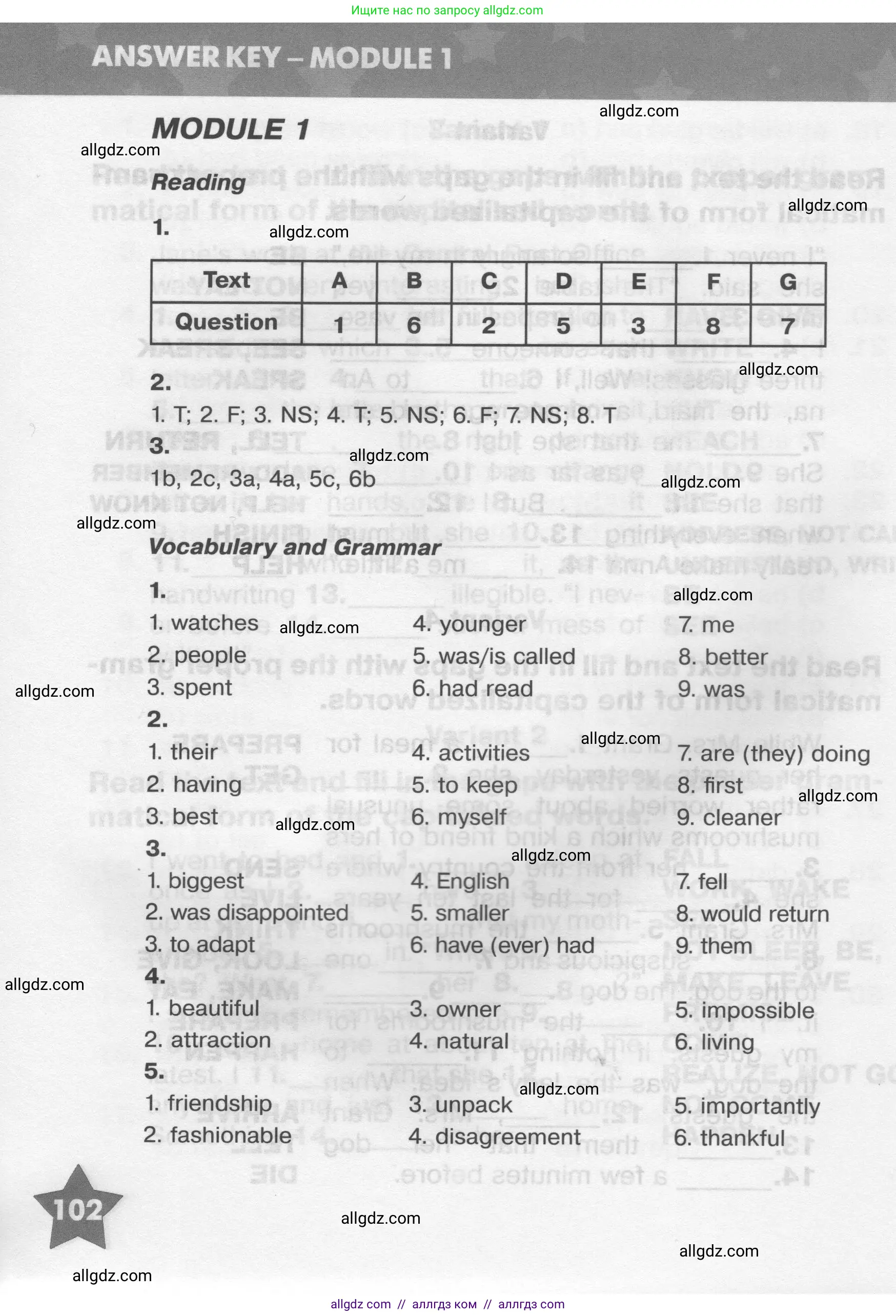 Английский язык (english), 9 класс Тренировочные упражнения в формате ОГЭ (ГИА), авторы: Комиссаров Константин Вячеславович, Кирдяева Ольга Ивановна, издательство Просвещение, Москва, 2024, белого цвета, страница 102