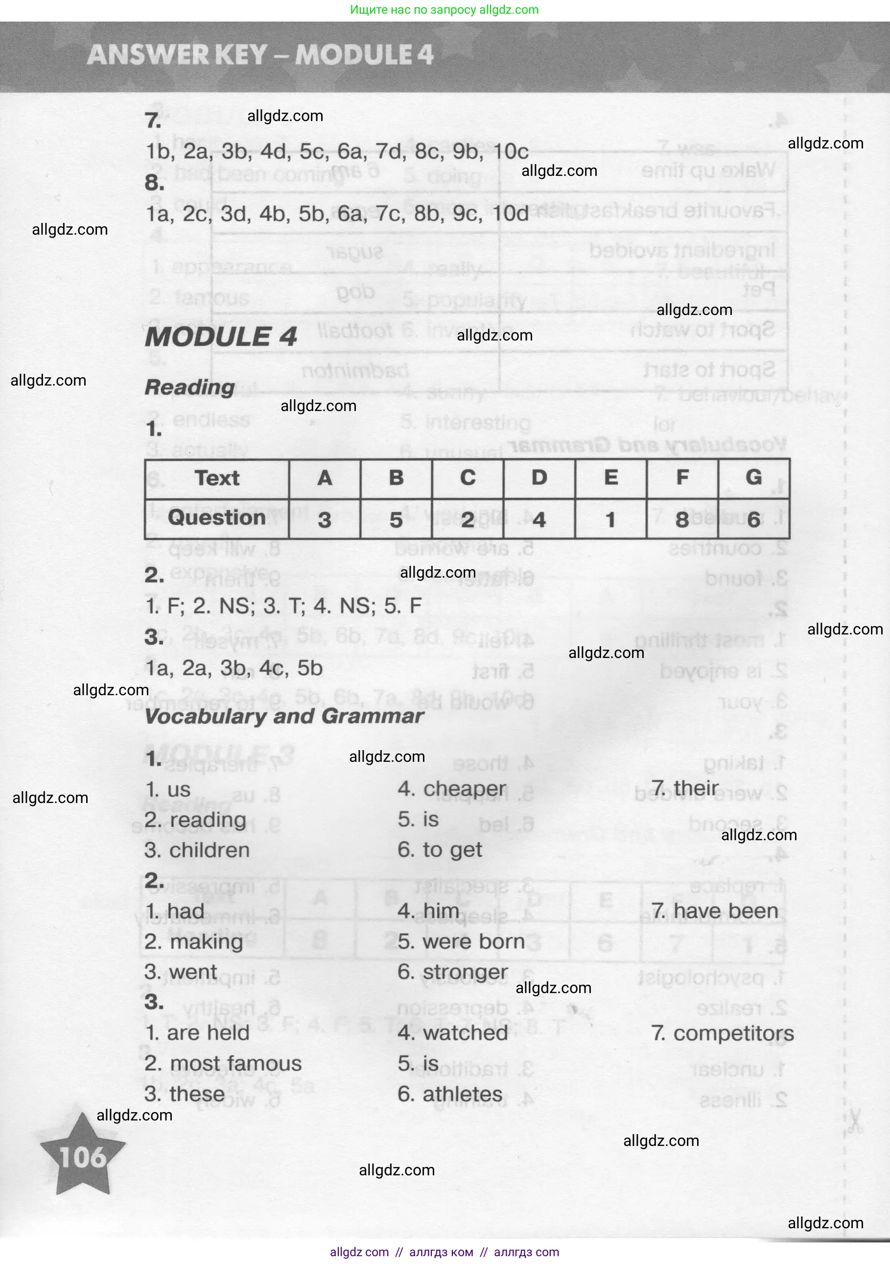 Английский язык (english), 9 класс Тренировочные упражнения в формате ОГЭ (ГИА), авторы: Комиссаров Константин Вячеславович, Кирдяева Ольга Ивановна, издательство Просвещение, Москва, 2024, белого цвета, страница 106