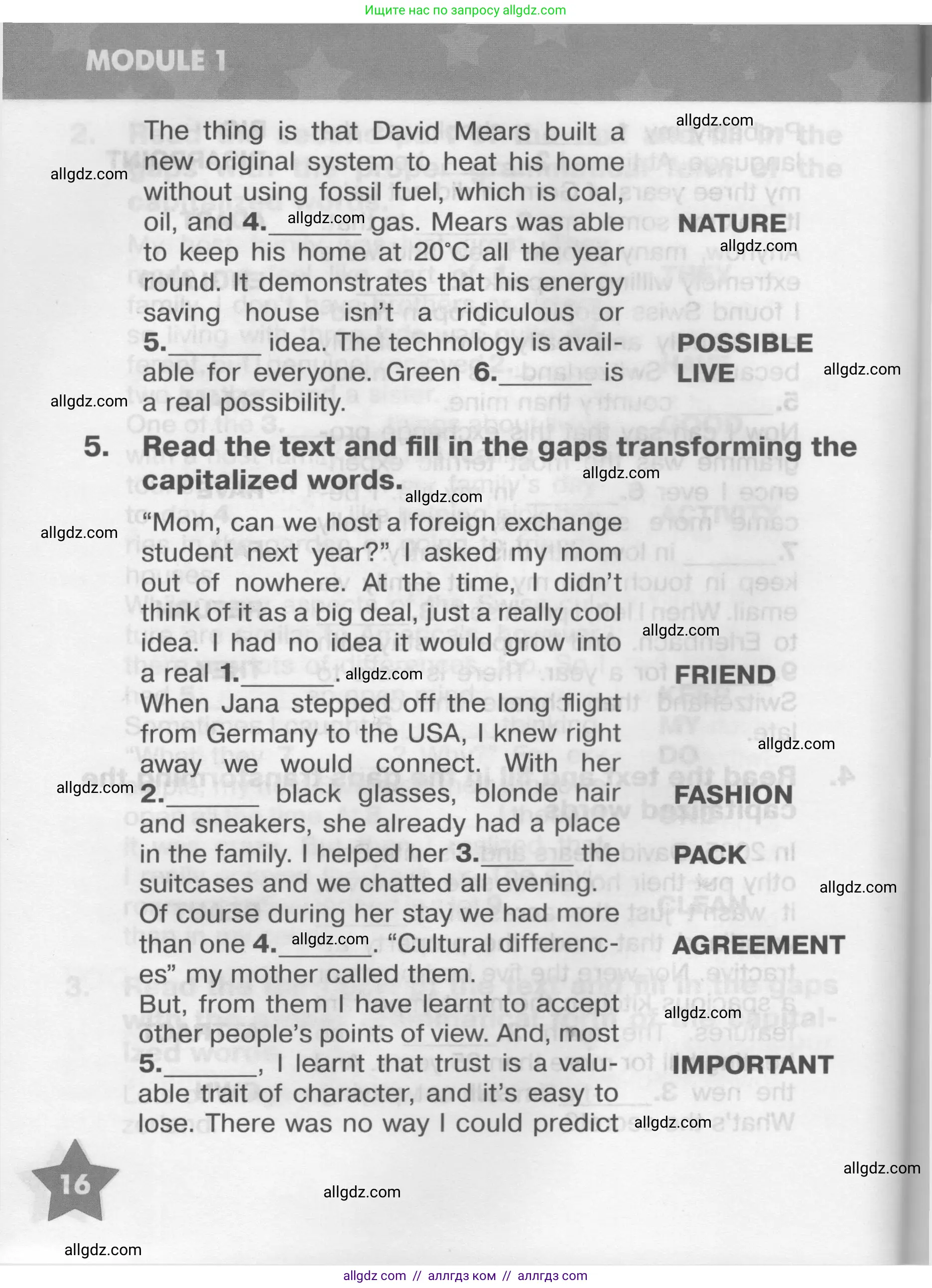 Английский язык (english), 9 класс Тренировочные упражнения в формате ОГЭ (ГИА), авторы: Комиссаров Константин Вячеславович, Кирдяева Ольга Ивановна, издательство Просвещение, Москва, 2024, белого цвета, страница 16