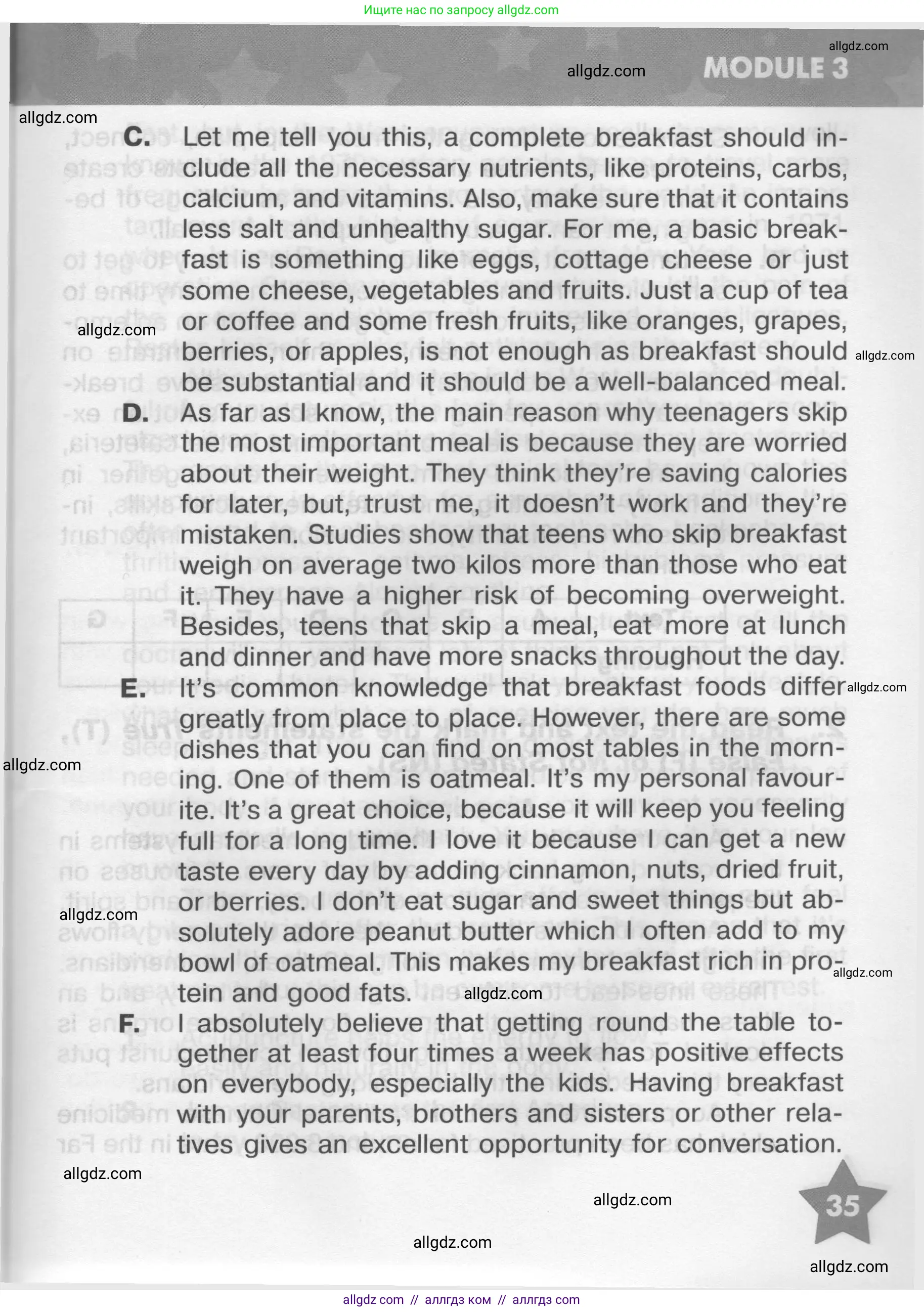 Английский язык (english), 9 класс Тренировочные упражнения в формате ОГЭ (ГИА), авторы: Комиссаров Константин Вячеславович, Кирдяева Ольга Ивановна, издательство Просвещение, Москва, 2024, белого цвета, страница 35