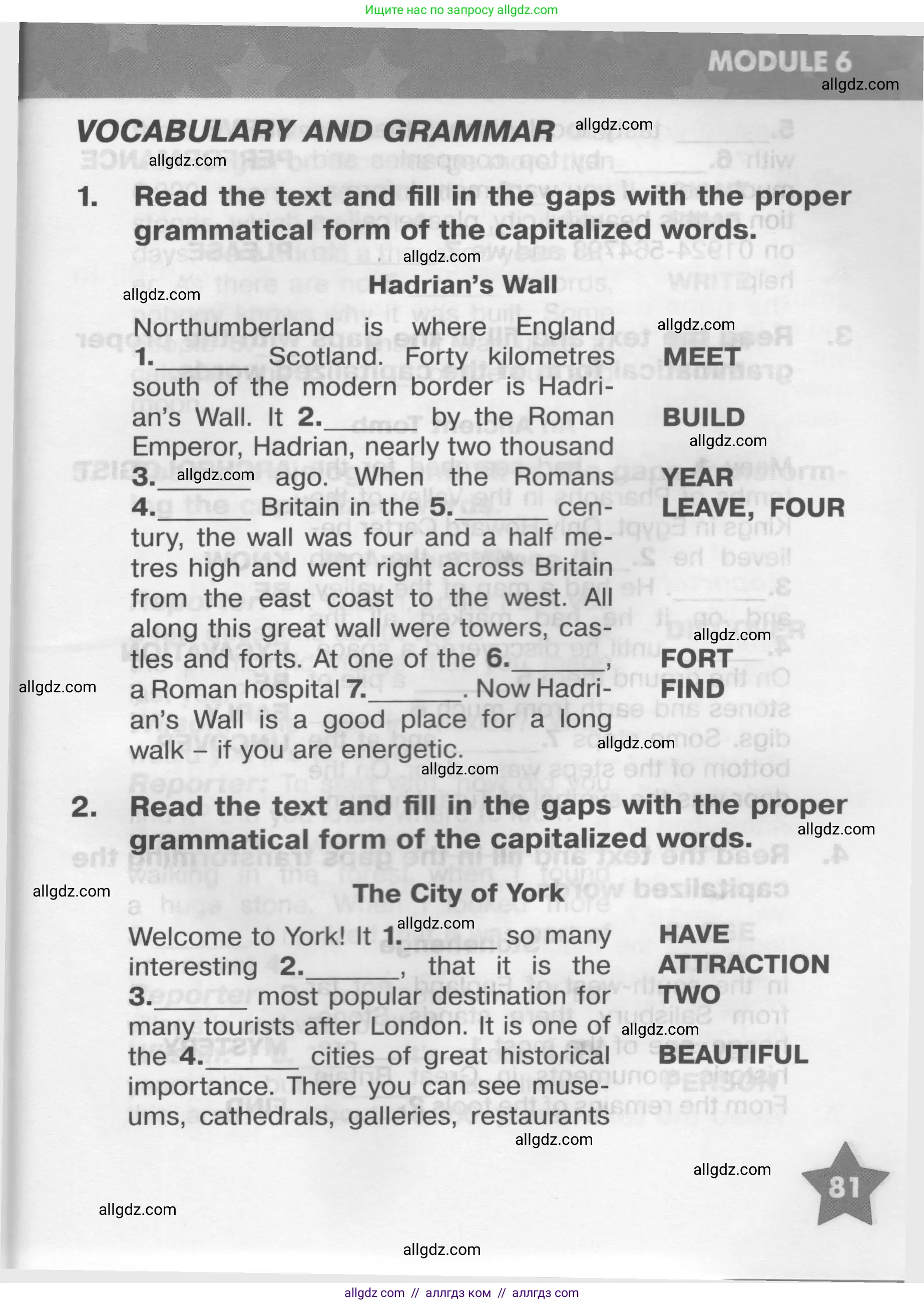 Английский язык (english), 9 класс Тренировочные упражнения в формате ОГЭ (ГИА), авторы: Комиссаров Константин Вячеславович, Кирдяева Ольга Ивановна, издательство Просвещение, Москва, 2024, белого цвета, страница 81