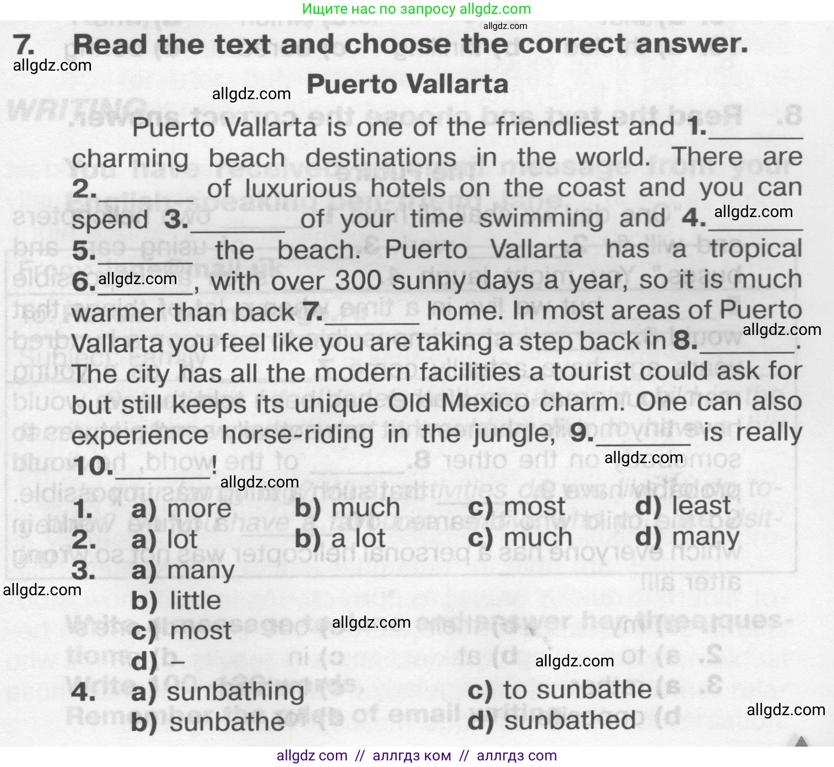 Английский язык (english), 9 класс Тренировочные упражнения в формате ОГЭ (ГИА), авторы: Комиссаров Константин Вячеславович, Кирдяева Ольга Ивановна, издательство Просвещение, Москва, 2024, белого цвета, страница 31, номер 7, Условие 2024-2027