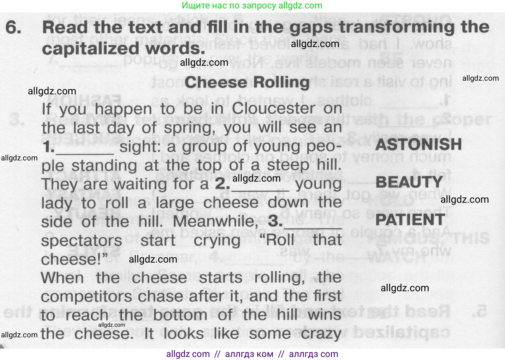 Английский язык (english), 9 класс Тренировочные упражнения в формате ОГЭ (ГИА), авторы: Комиссаров Константин Вячеславович, Кирдяева Ольга Ивановна, издательство Просвещение, Москва, 2024, белого цвета, страница 58, номер 6, Условие 2024-2027