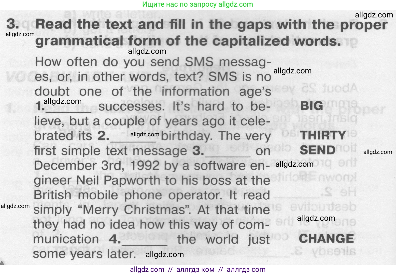 Английский язык (english), 9 класс Тренировочные упражнения в формате ОГЭ (ГИА), авторы: Комиссаров Константин Вячеславович, Кирдяева Ольга Ивановна, издательство Просвещение, Москва, 2024, белого цвета, страница 70, номер 3, Условие 2024-2027