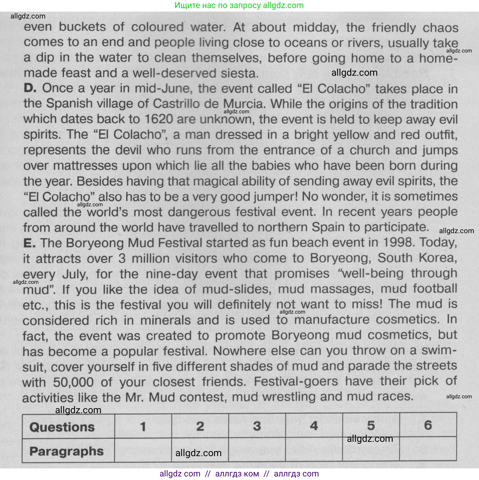 Английский язык (english), 9 класс Тренировочные упражнения в формате ОГЭ (ГИА), авторы: Ваулина Юлия Евгеньевна (Vaulina Julia), Подоляко Ольга Евгеньевна (Podolyako Olga), издательство Просвещение, Москва, 2015, страница 6, номер 1, Условие 2024 (продолжение 2)