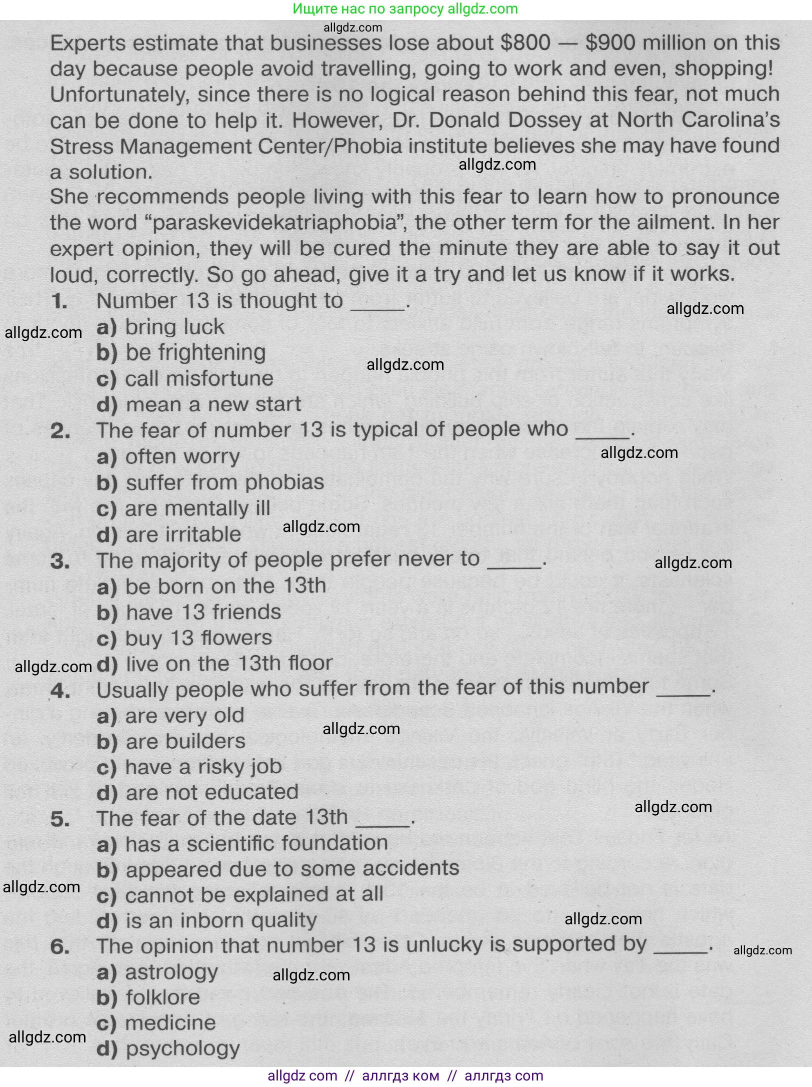 Английский язык (english), 9 класс Тренировочные упражнения в формате ОГЭ (ГИА), авторы: Ваулина Юлия Евгеньевна (Vaulina Julia), Подоляко Ольга Евгеньевна (Podolyako Olga), издательство Просвещение, Москва, 2015, страница 9, номер 3, Условие 2024 (продолжение 2)