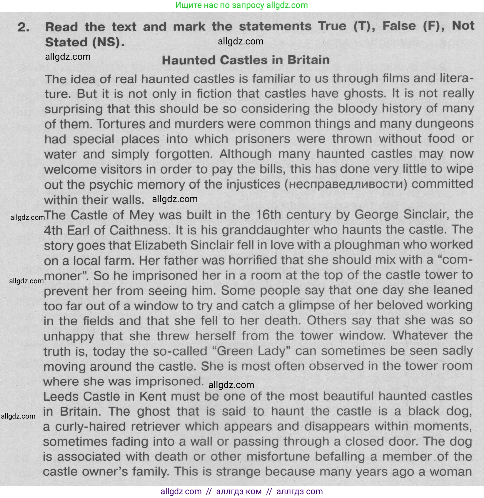 Английский язык (english), 9 класс Тренировочные упражнения в формате ОГЭ (ГИА), авторы: Ваулина Юлия Евгеньевна (Vaulina Julia), Подоляко Ольга Евгеньевна (Podolyako Olga), издательство Просвещение, Москва, 2015, страница 34, номер 2, Условие 2024