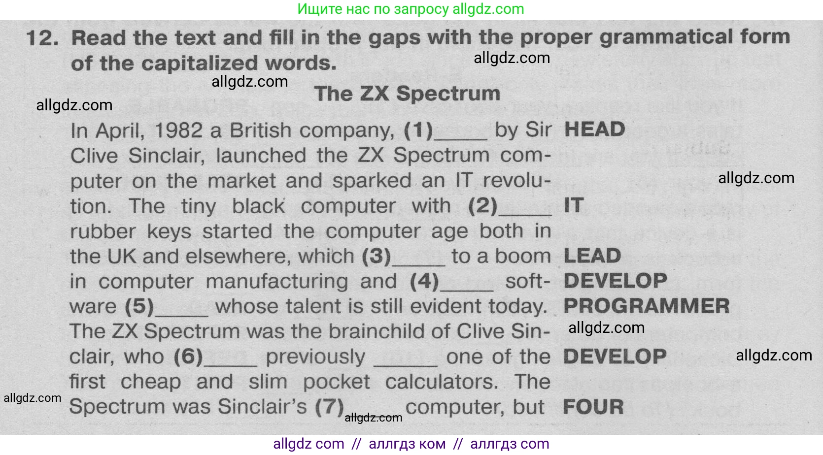 Английский язык (english), 9 класс Тренировочные упражнения в формате ОГЭ (ГИА), авторы: Ваулина Юлия Евгеньевна (Vaulina Julia), Подоляко Ольга Евгеньевна (Podolyako Olga), издательство Просвещение, Москва, 2015, страница 56, номер 12, Условие 2024