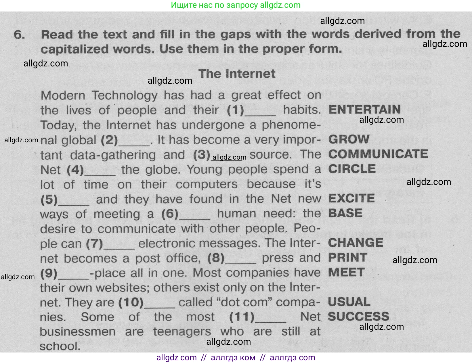 Английский язык (english), 9 класс Тренировочные упражнения в формате ОГЭ (ГИА), авторы: Ваулина Юлия Евгеньевна (Vaulina Julia), Подоляко Ольга Евгеньевна (Podolyako Olga), издательство Просвещение, Москва, 2015, страница 52, номер 6, Условие 2024