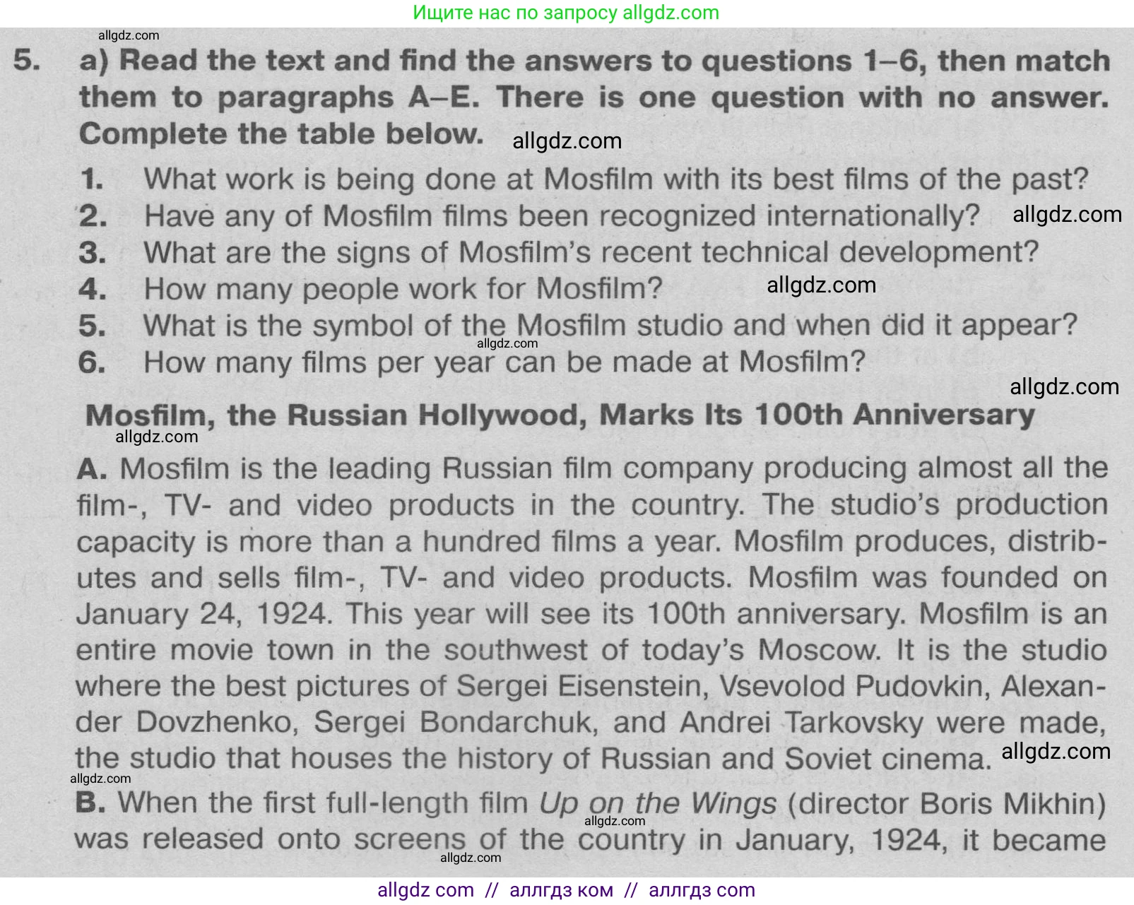 Английский язык (english), 9 класс Тренировочные упражнения в формате ОГЭ (ГИА), авторы: Ваулина Юлия Евгеньевна (Vaulina Julia), Подоляко Ольга Евгеньевна (Podolyako Olga), издательство Просвещение, Москва, 2015, страница 64, номер 5, Условие 2024