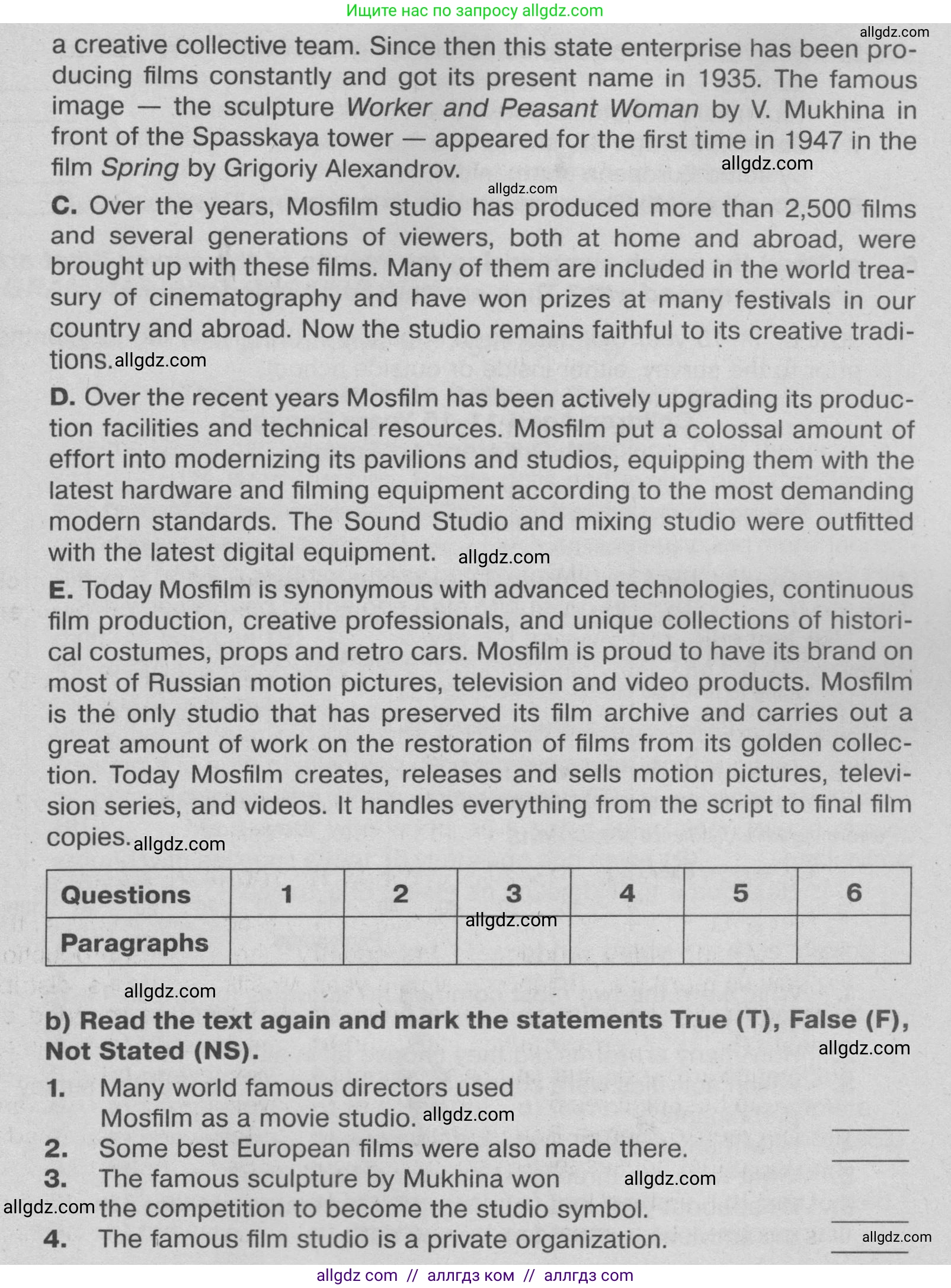 Английский язык (english), 9 класс Тренировочные упражнения в формате ОГЭ (ГИА), авторы: Ваулина Юлия Евгеньевна (Vaulina Julia), Подоляко Ольга Евгеньевна (Podolyako Olga), издательство Просвещение, Москва, 2015, страница 64, номер 5, Условие 2024 (продолжение 2)