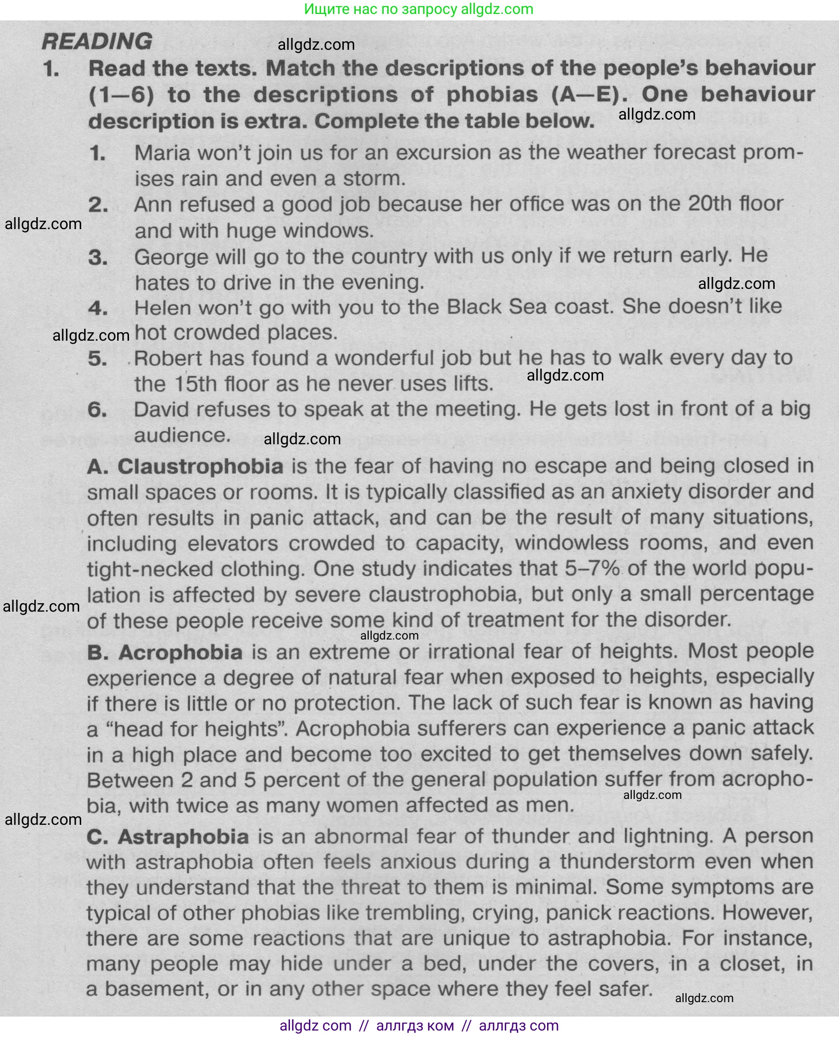 Английский язык (english), 9 класс Тренировочные упражнения в формате ОГЭ (ГИА), авторы: Ваулина Юлия Евгеньевна (Vaulina Julia), Подоляко Ольга Евгеньевна (Podolyako Olga), издательство Просвещение, Москва, 2015, страница 84, номер 1, Условие 2024