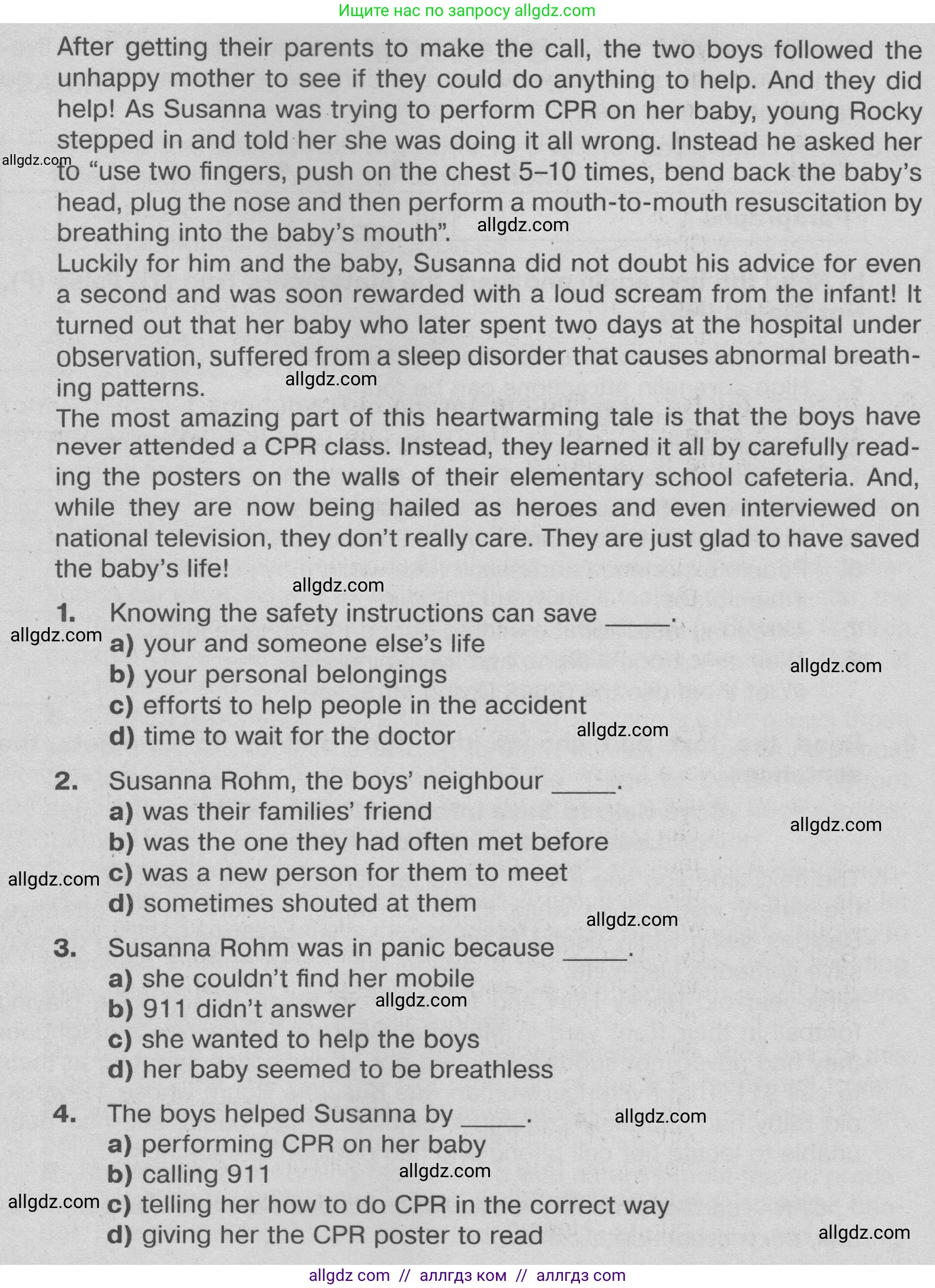 Английский язык (english), 9 класс Тренировочные упражнения в формате ОГЭ (ГИА), авторы: Ваулина Юлия Евгеньевна (Vaulina Julia), Подоляко Ольга Евгеньевна (Podolyako Olga), издательство Просвещение, Москва, 2015, страница 99, номер 2, Условие 2024 (продолжение 2)