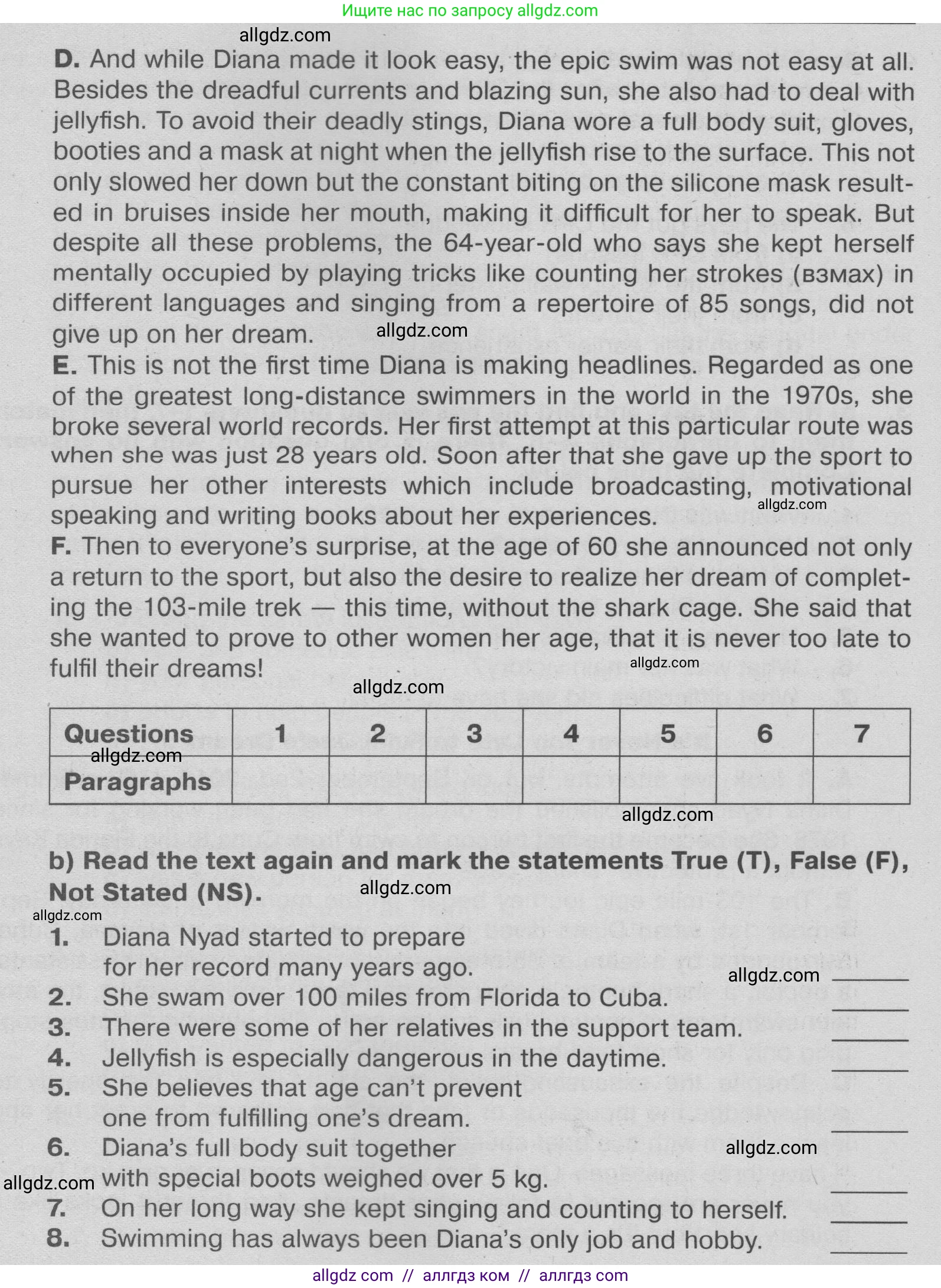 Английский язык (english), 9 класс Тренировочные упражнения в формате ОГЭ (ГИА), авторы: Ваулина Юлия Евгеньевна (Vaulina Julia), Подоляко Ольга Евгеньевна (Podolyako Olga), издательство Просвещение, Москва, 2015, страница 101, номер 3, Условие 2024 (продолжение 2)