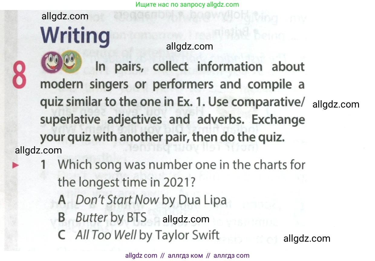 Английский язык (english), 9 класс Учебник (Student's book), авторы: Ваулина Юлия Евгеньевна (Vaulina Julia), Дули Дженни (Dooley Jenny), Подоляко Ольга Евгеньевна (Podolyako Olga), Эванс Вирджиния (Evans Virginia), издательство Просвещение, Москва, 2023, белого цвета, страница 79, номер 8, Условие 2023-2027