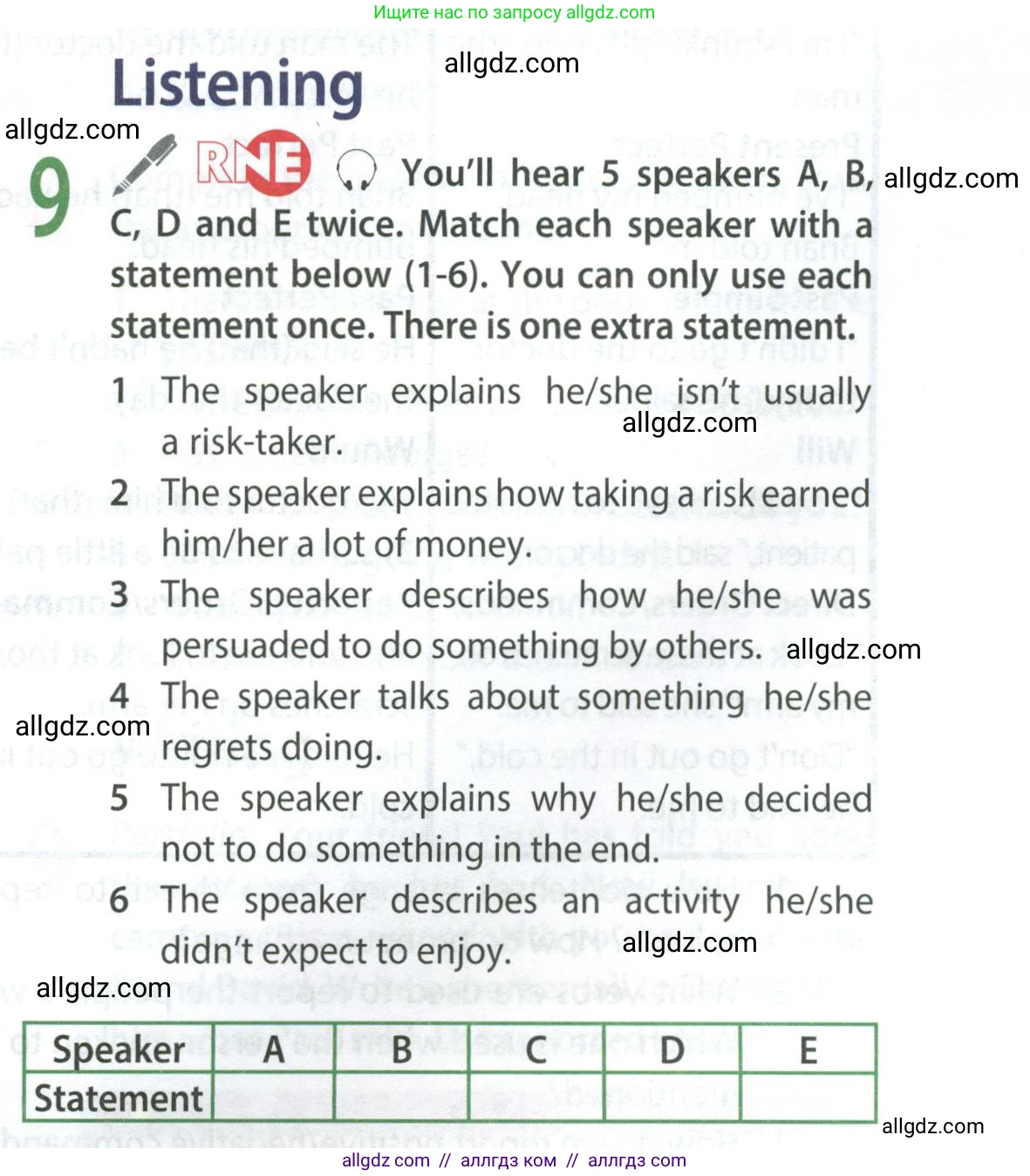 Английский язык (english), 9 класс Учебник (Student's book), авторы: Ваулина Юлия Евгеньевна (Vaulina Julia), Дули Дженни (Dooley Jenny), Подоляко Ольга Евгеньевна (Podolyako Olga), Эванс Вирджиния (Evans Virginia), издательство Просвещение, Москва, 2023, белого цвета, страница 125, номер 9, Условие 2023-2027