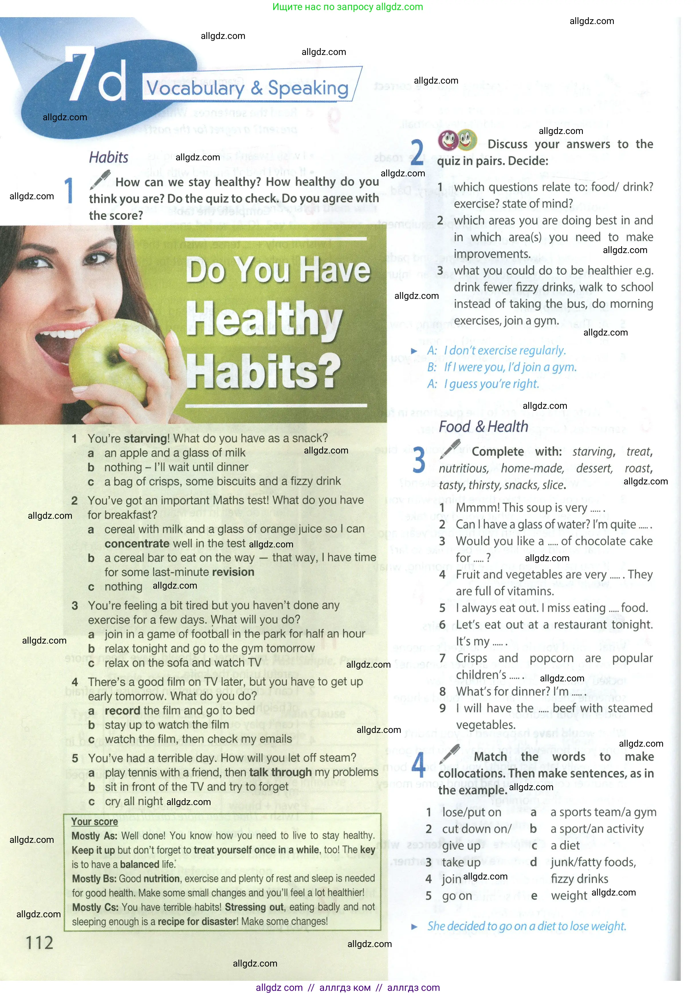 Английский язык (english), 9 класс Учебник (Student's book), авторы: Ваулина Юлия Евгеньевна (Vaulina Julia), Дули Дженни (Dooley Jenny), Подоляко Ольга Евгеньевна (Podolyako Olga), Эванс Вирджиния (Evans Virginia), издательство Просвещение, Москва, 2023, белого цвета, страница 112