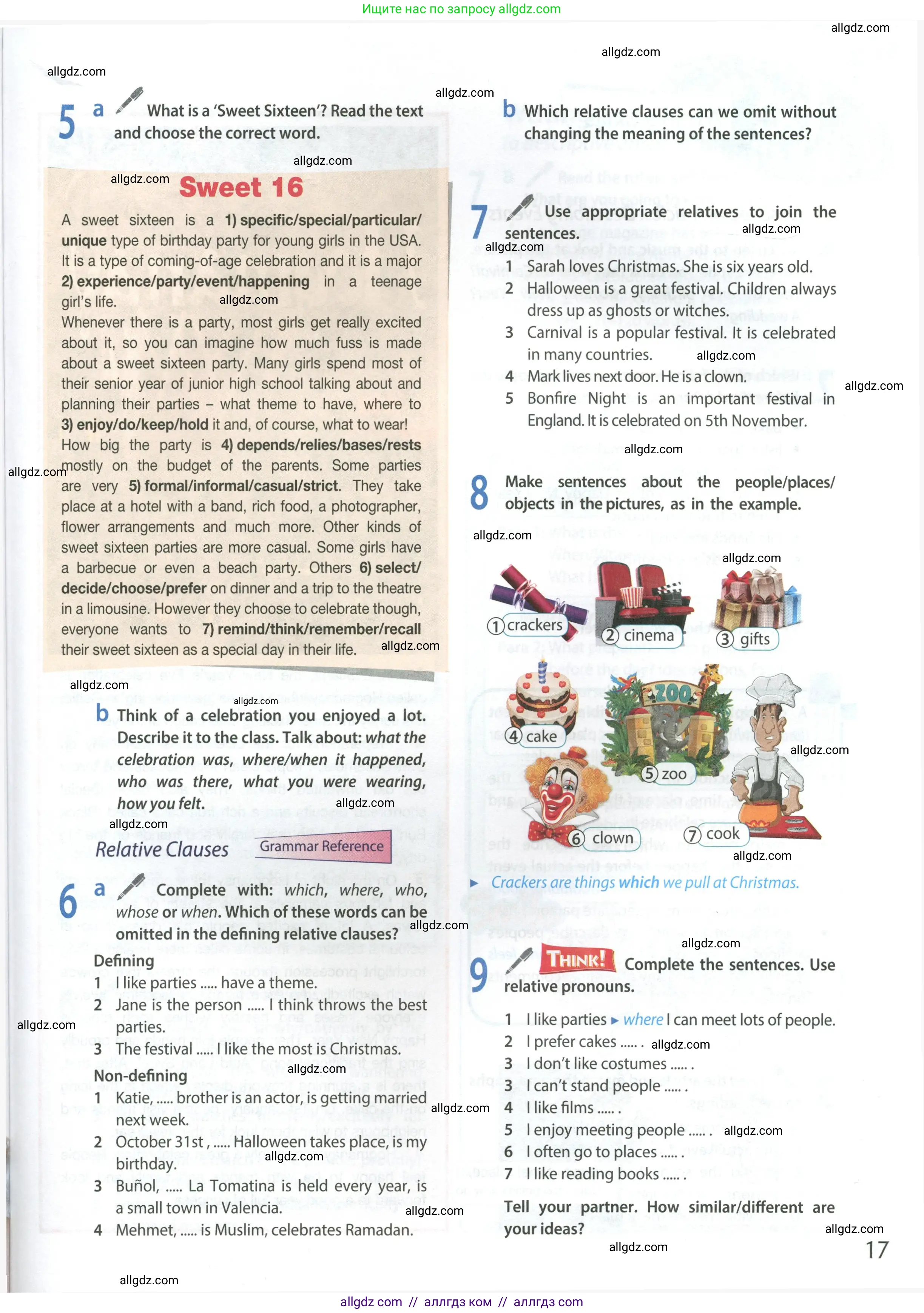 Английский язык (english), 9 класс Учебник (Student's book), авторы: Ваулина Юлия Евгеньевна (Vaulina Julia), Дули Дженни (Dooley Jenny), Подоляко Ольга Евгеньевна (Podolyako Olga), Эванс Вирджиния (Evans Virginia), издательство Просвещение, Москва, 2023, белого цвета, страница 17