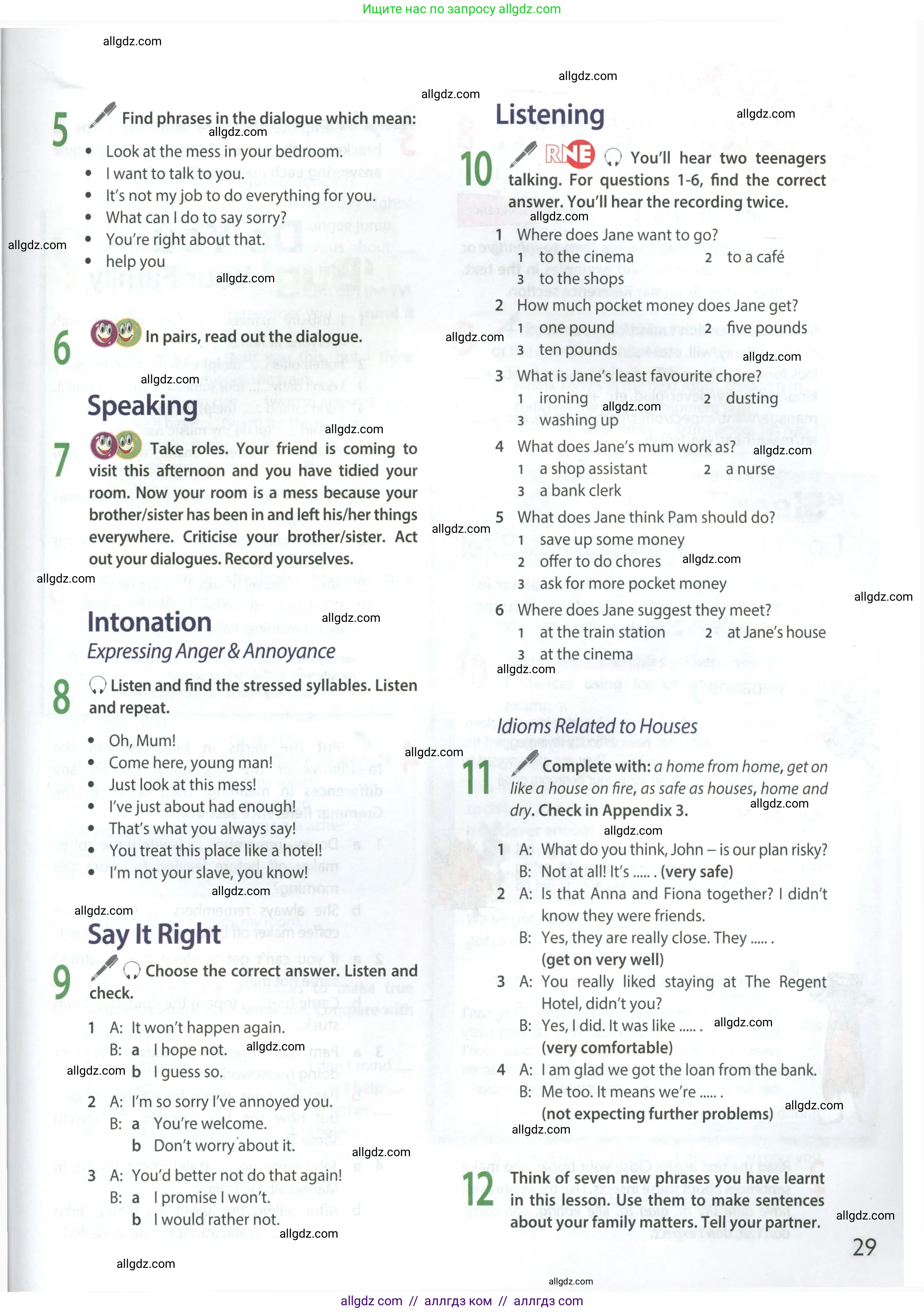 Английский язык (english), 9 класс Учебник (Student's book), авторы: Ваулина Юлия Евгеньевна (Vaulina Julia), Дули Дженни (Dooley Jenny), Подоляко Ольга Евгеньевна (Podolyako Olga), Эванс Вирджиния (Evans Virginia), издательство Просвещение, Москва, 2023, белого цвета, страница 29