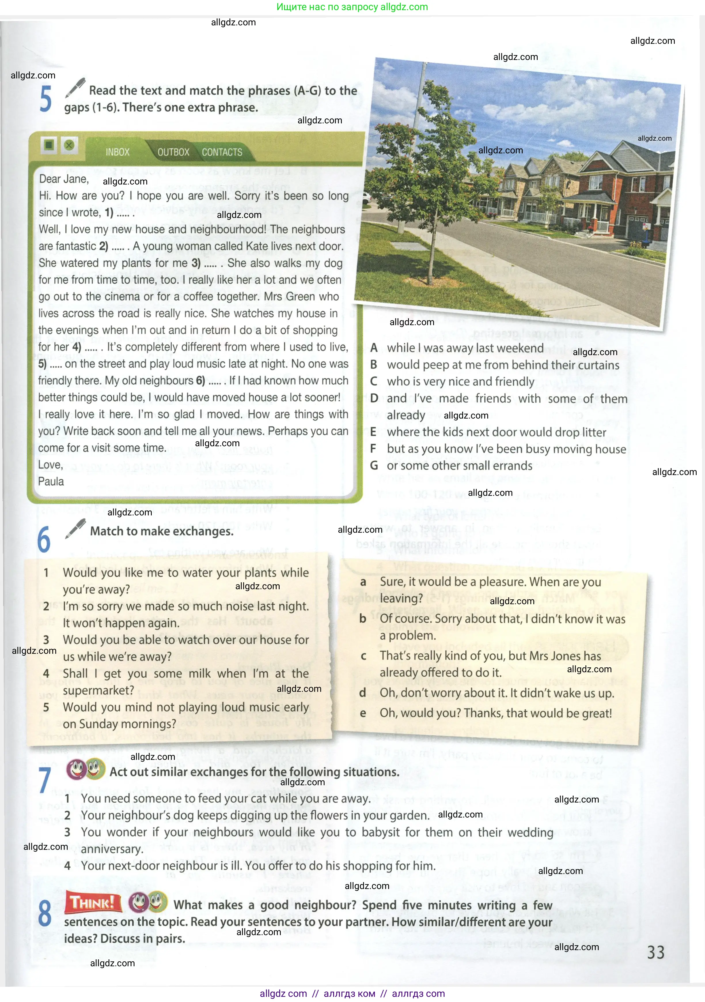 Английский язык (english), 9 класс Учебник (Student's book), авторы: Ваулина Юлия Евгеньевна (Vaulina Julia), Дули Дженни (Dooley Jenny), Подоляко Ольга Евгеньевна (Podolyako Olga), Эванс Вирджиния (Evans Virginia), издательство Просвещение, Москва, 2023, белого цвета, страница 33