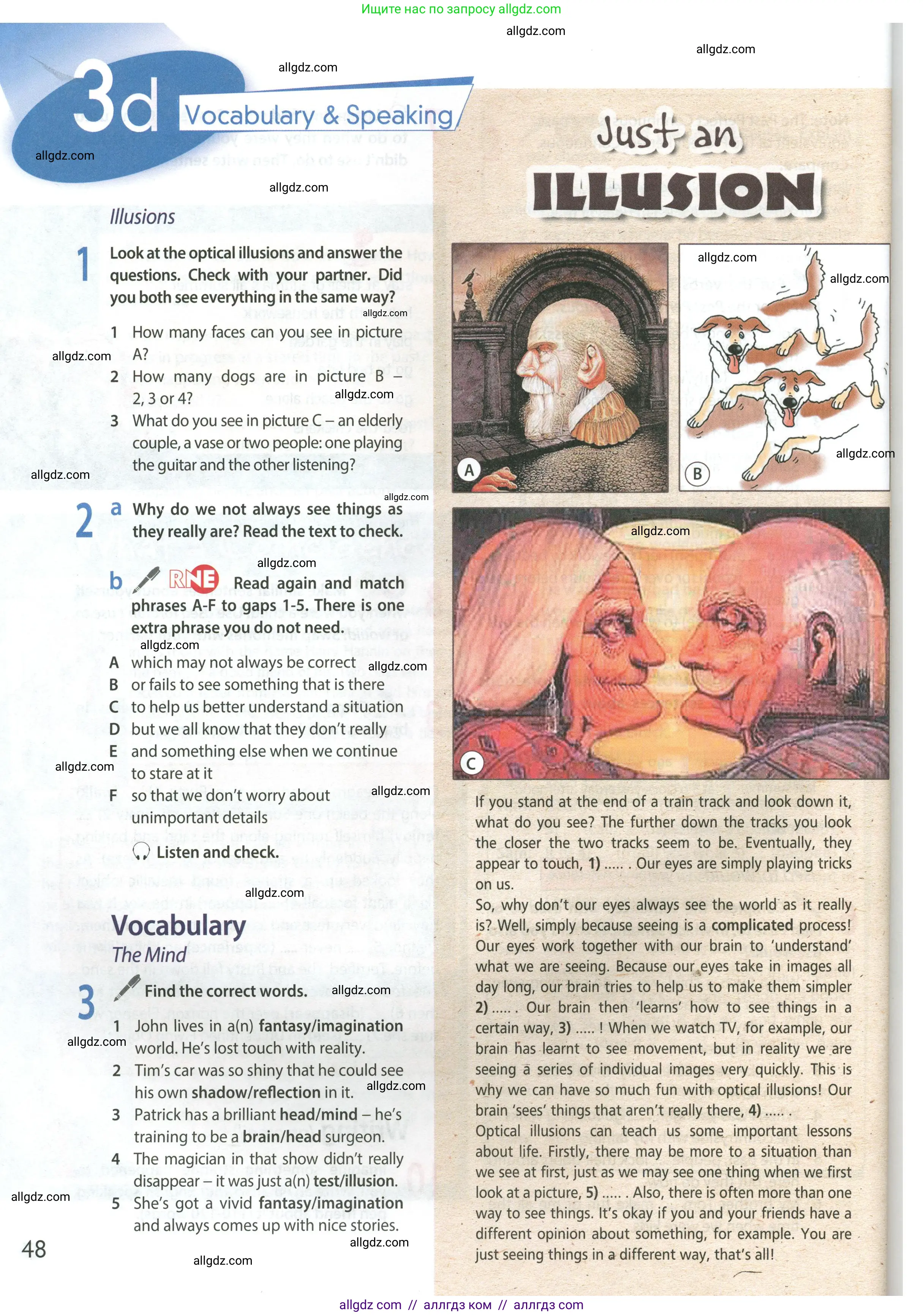 Английский язык (english), 9 класс Учебник (Student's book), авторы: Ваулина Юлия Евгеньевна (Vaulina Julia), Дули Дженни (Dooley Jenny), Подоляко Ольга Евгеньевна (Podolyako Olga), Эванс Вирджиния (Evans Virginia), издательство Просвещение, Москва, 2023, белого цвета, страница 48