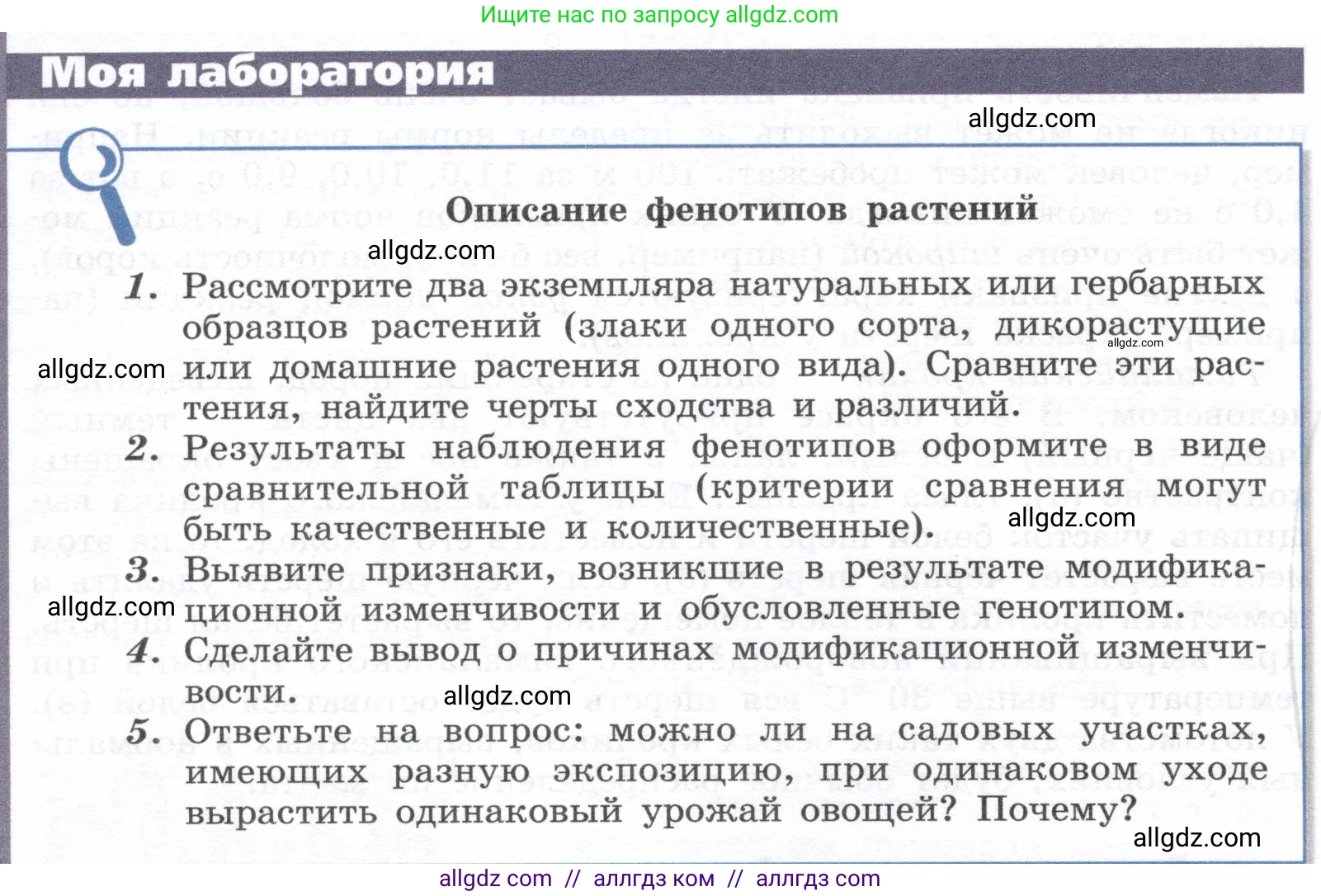 Биология, 9 класс Учебник, автор: Пасечник Владимир Васильевич, издательство Просвещение, Москва, 2019, страница 80, Условие