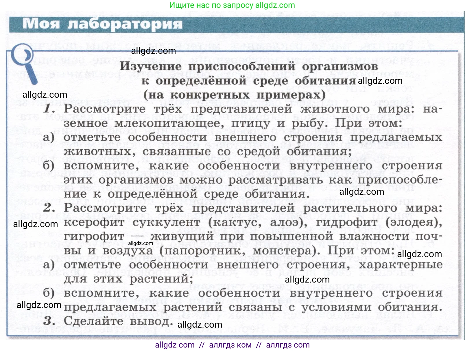 Биология, 9 класс Учебник, автор: Пасечник Владимир Васильевич, издательство Просвещение, Москва, 2019, страница 149, Условие