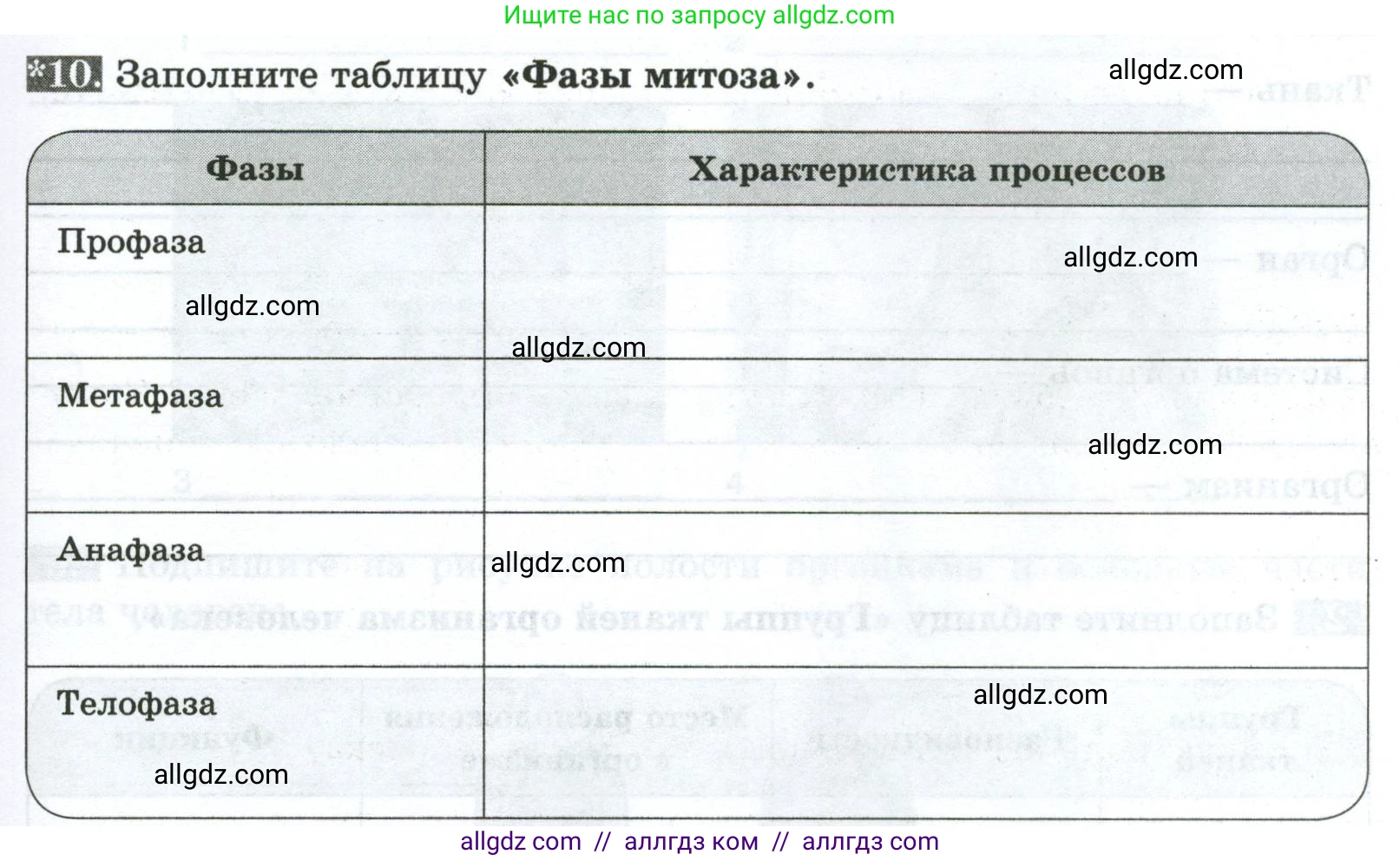 Биология, 9 класс рабочая тетрадь, авторы: Пасечник Владимир Васильевич, Швецов Глеб Геннадьевич, издательство Просвещение, Москва, 2023, розового цвета, страница 17, номер 10, Условие