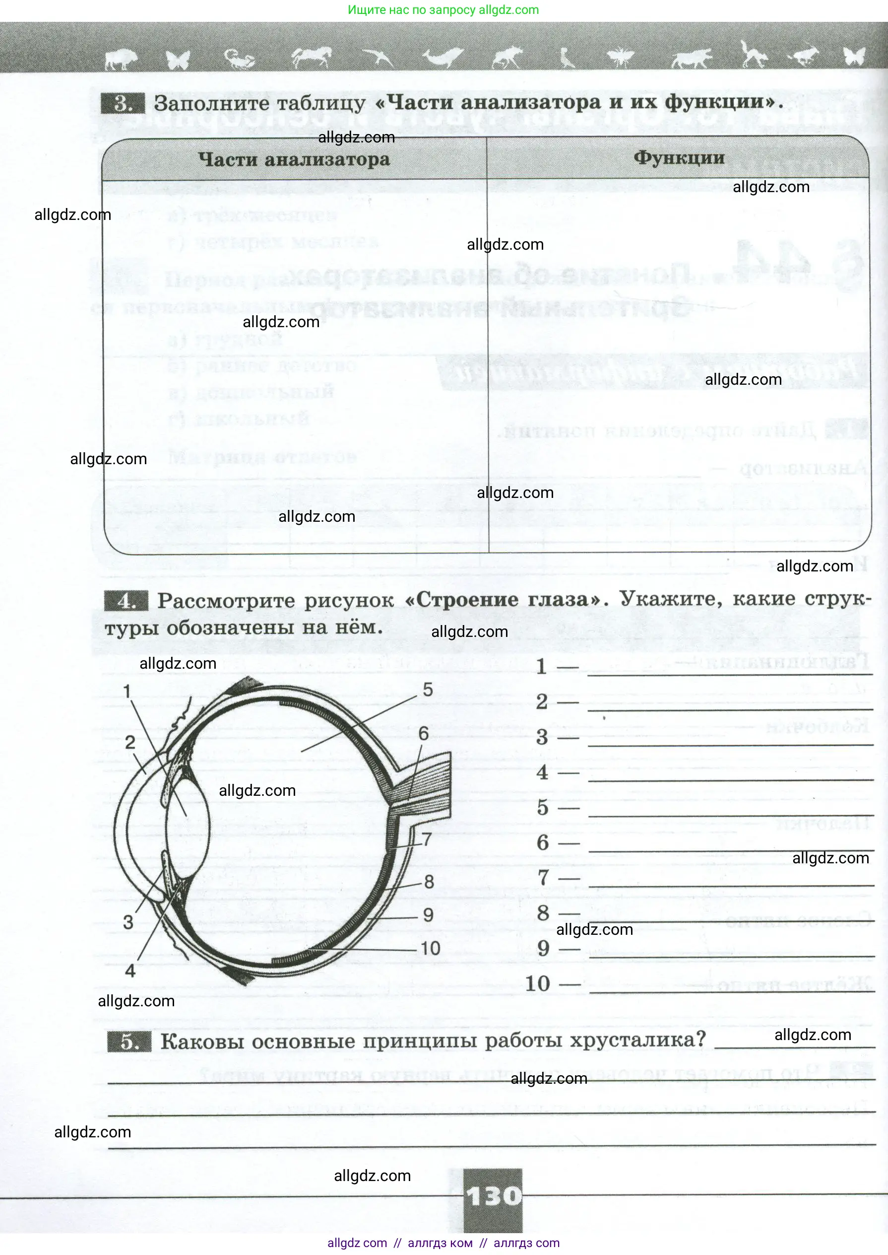 Биология, 9 класс рабочая тетрадь, авторы: Пасечник Владимир Васильевич, Швецов Глеб Геннадьевич, издательство Просвещение, Москва, 2023, розового цвета, страница 130