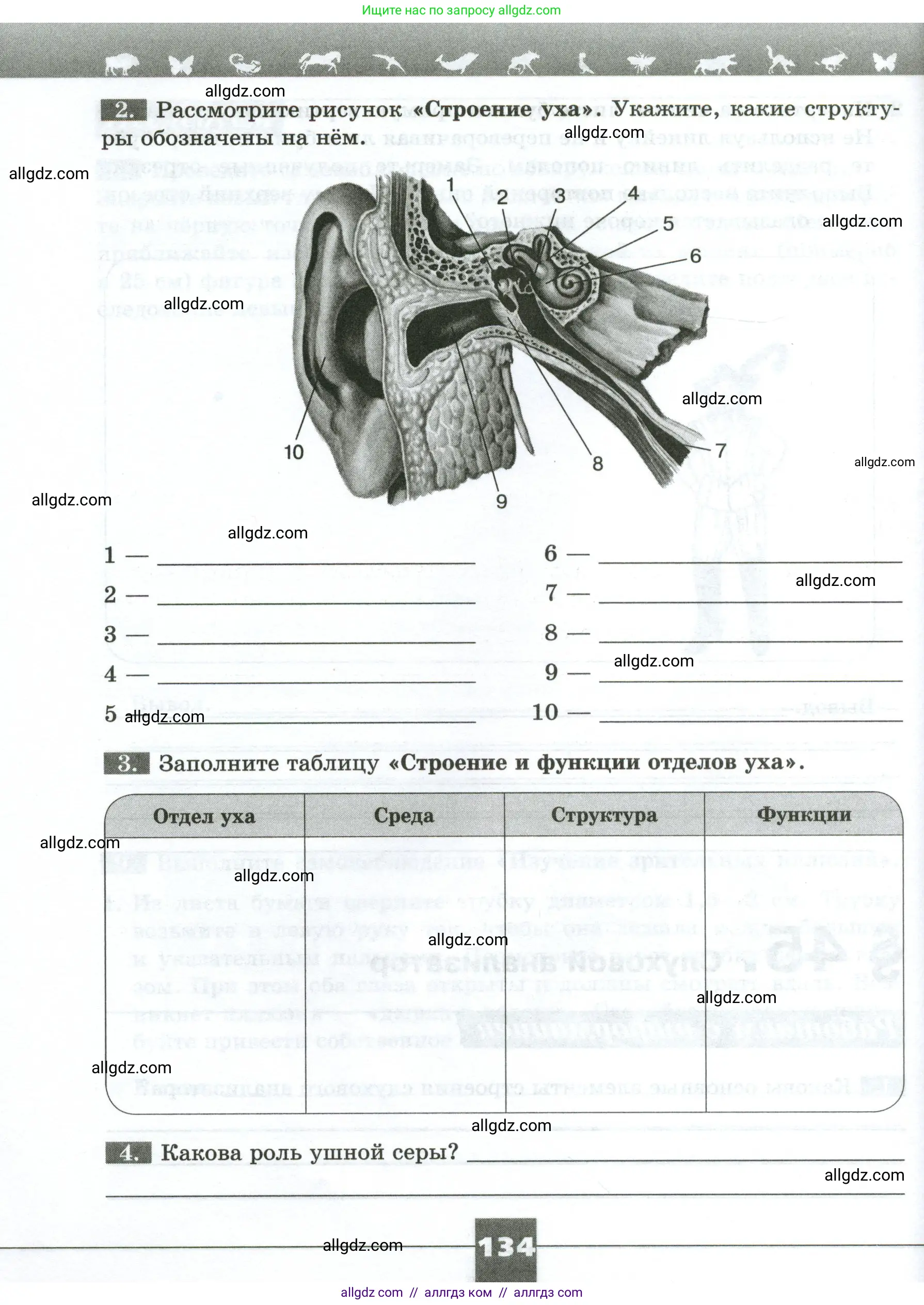 Биология, 9 класс рабочая тетрадь, авторы: Пасечник Владимир Васильевич, Швецов Глеб Геннадьевич, издательство Просвещение, Москва, 2023, розового цвета, страница 134