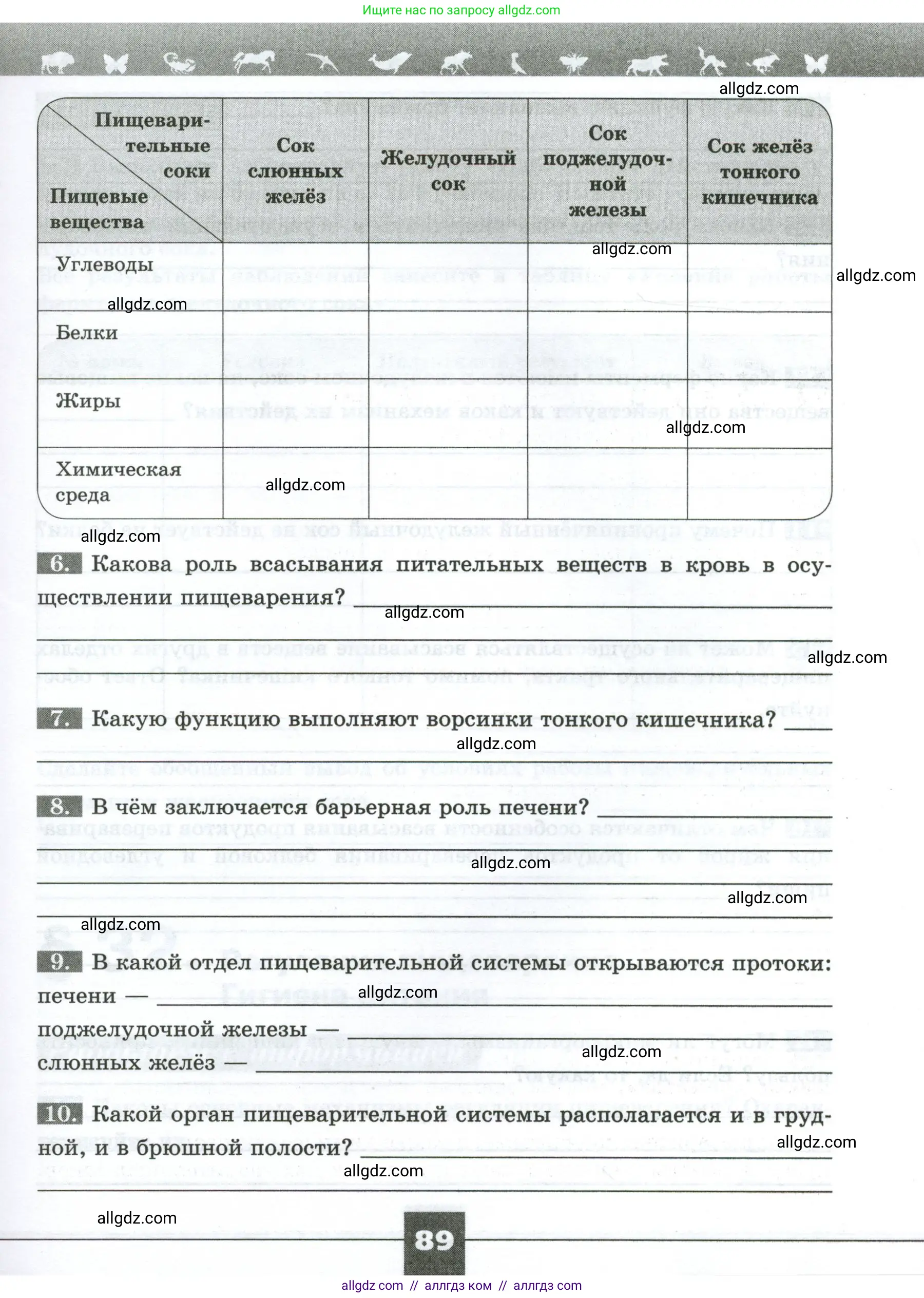 Биология, 9 класс рабочая тетрадь, авторы: Пасечник Владимир Васильевич, Швецов Глеб Геннадьевич, издательство Просвещение, Москва, 2023, розового цвета, страница 89