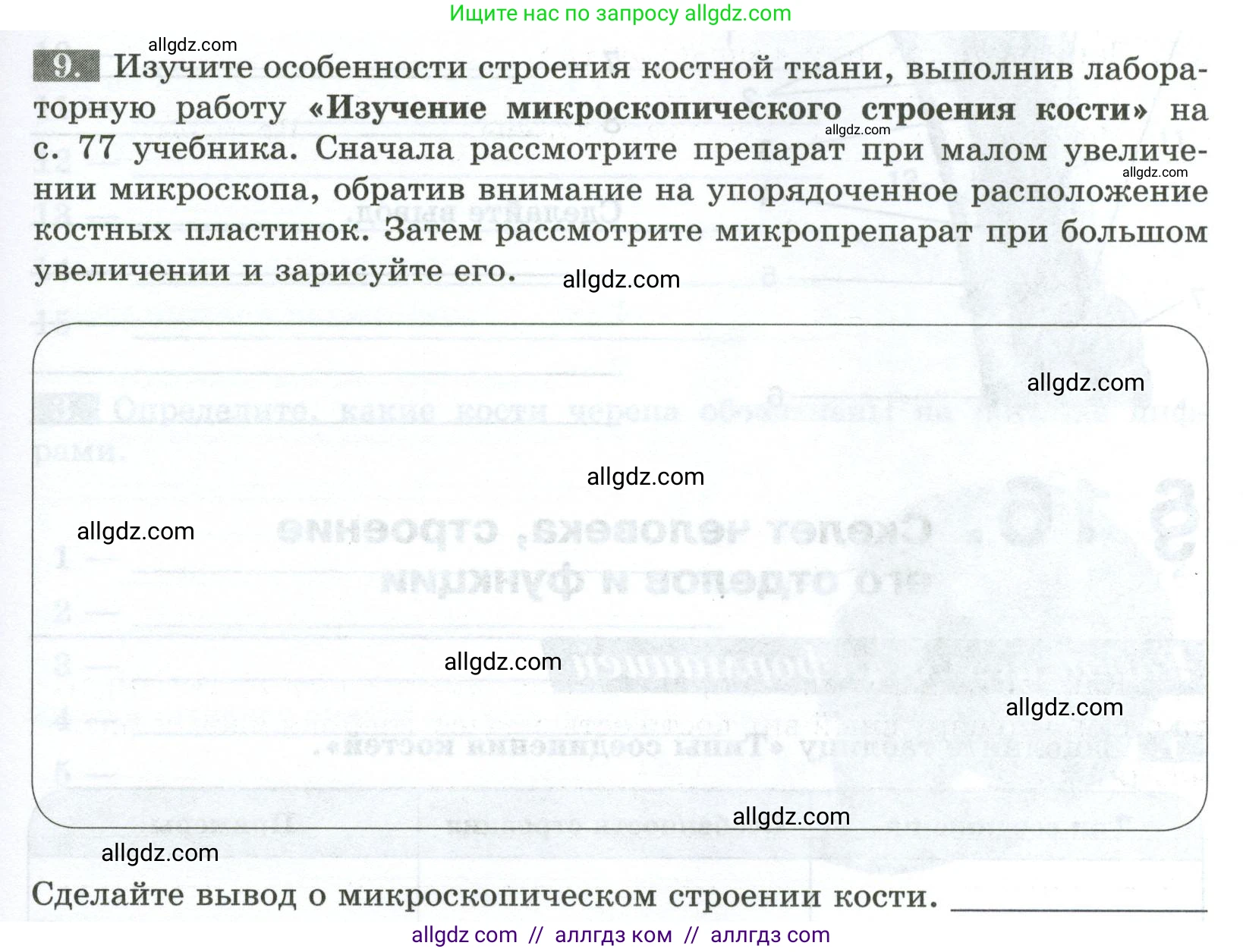 Биология, 9 класс рабочая тетрадь, авторы: Пасечник Владимир Васильевич, Швецов Глеб Геннадьевич, издательство Просвещение, Москва, 2023, розового цвета, страница 43, номер 9, Условие