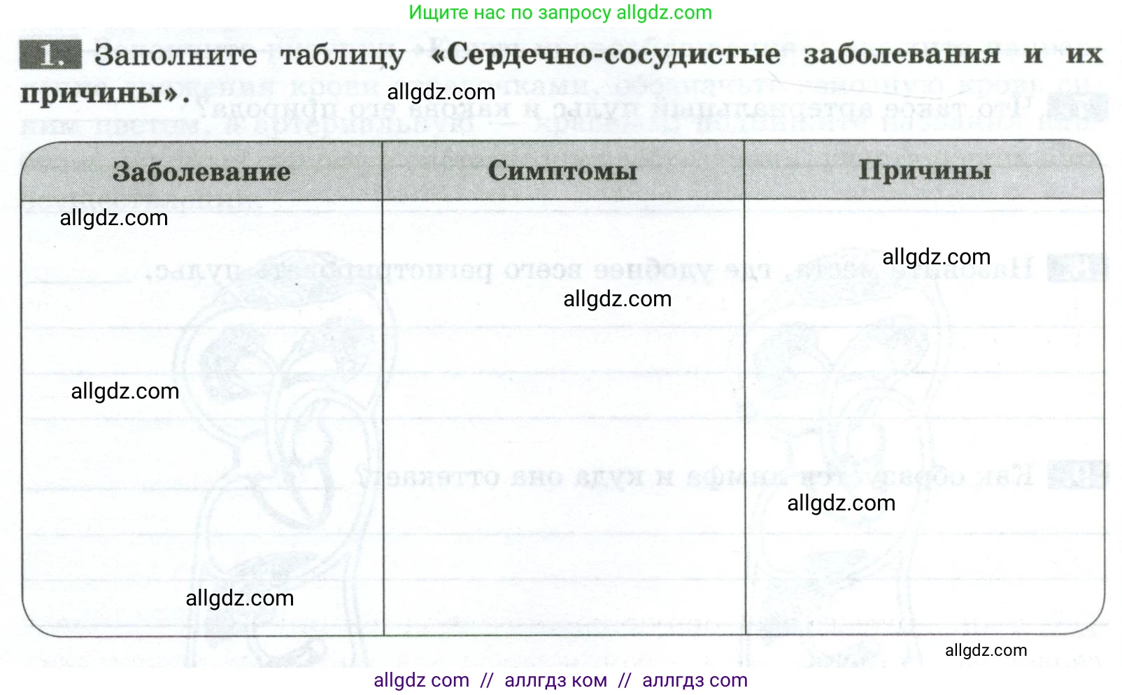Биология, 9 класс рабочая тетрадь, авторы: Пасечник Владимир Васильевич, Швецов Глеб Геннадьевич, издательство Просвещение, Москва, 2023, розового цвета, страница 70, номер 1, Условие