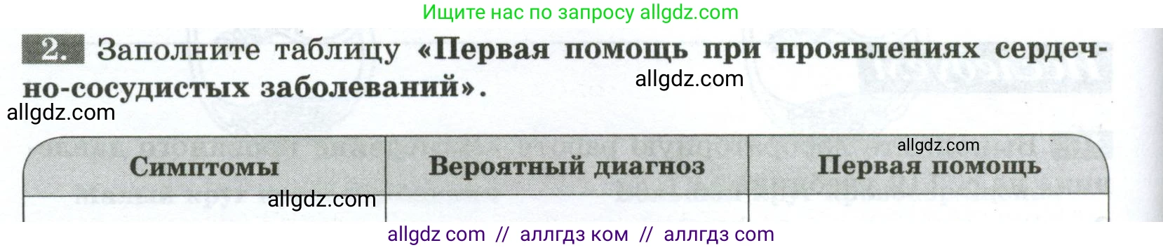 Биология, 9 класс рабочая тетрадь, авторы: Пасечник Владимир Васильевич, Швецов Глеб Геннадьевич, издательство Просвещение, Москва, 2023, розового цвета, страница 70, номер 2, Условие