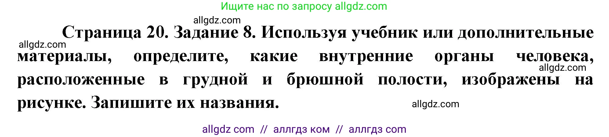Биология, 9 класс рабочая тетрадь, авторы: Пасечник Владимир Васильевич, Швецов Глеб Геннадьевич, издательство Просвещение, Москва, 2023, розового цвета, страница 20, номер 8, Решение