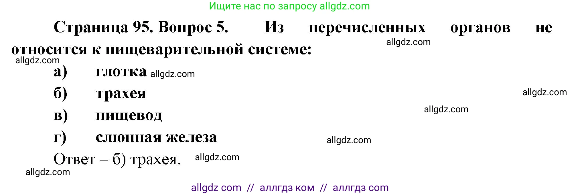 Биология, 9 класс рабочая тетрадь, авторы: Пасечник Владимир Васильевич, Швецов Глеб Геннадьевич, издательство Просвещение, Москва, 2023, розового цвета, страница 95, номер 5, Решение