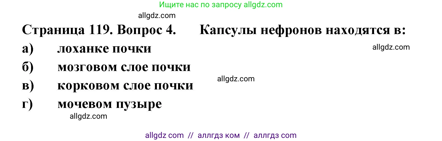 Биология, 9 класс рабочая тетрадь, авторы: Пасечник Владимир Васильевич, Швецов Глеб Геннадьевич, издательство Просвещение, Москва, 2023, розового цвета, страница 119, номер 4, Решение