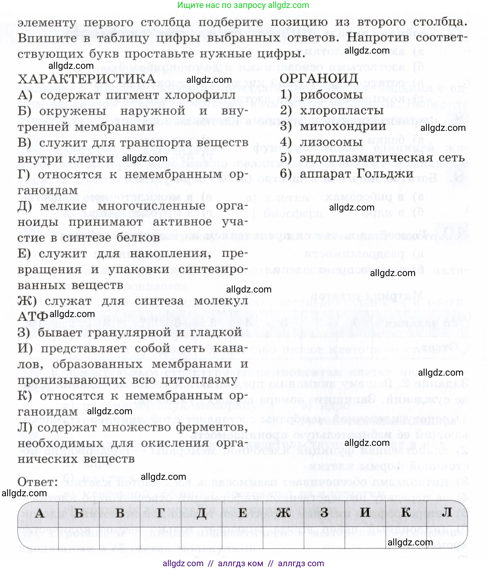 Биология, 9 класс рабочая тетрадь, авторы: Пасечник Владимир Васильевич, Швецов Глеб Геннадьевич, издательство Просвещение, Москва, 2019, страница 29, номер 3, Условие (продолжение 2)